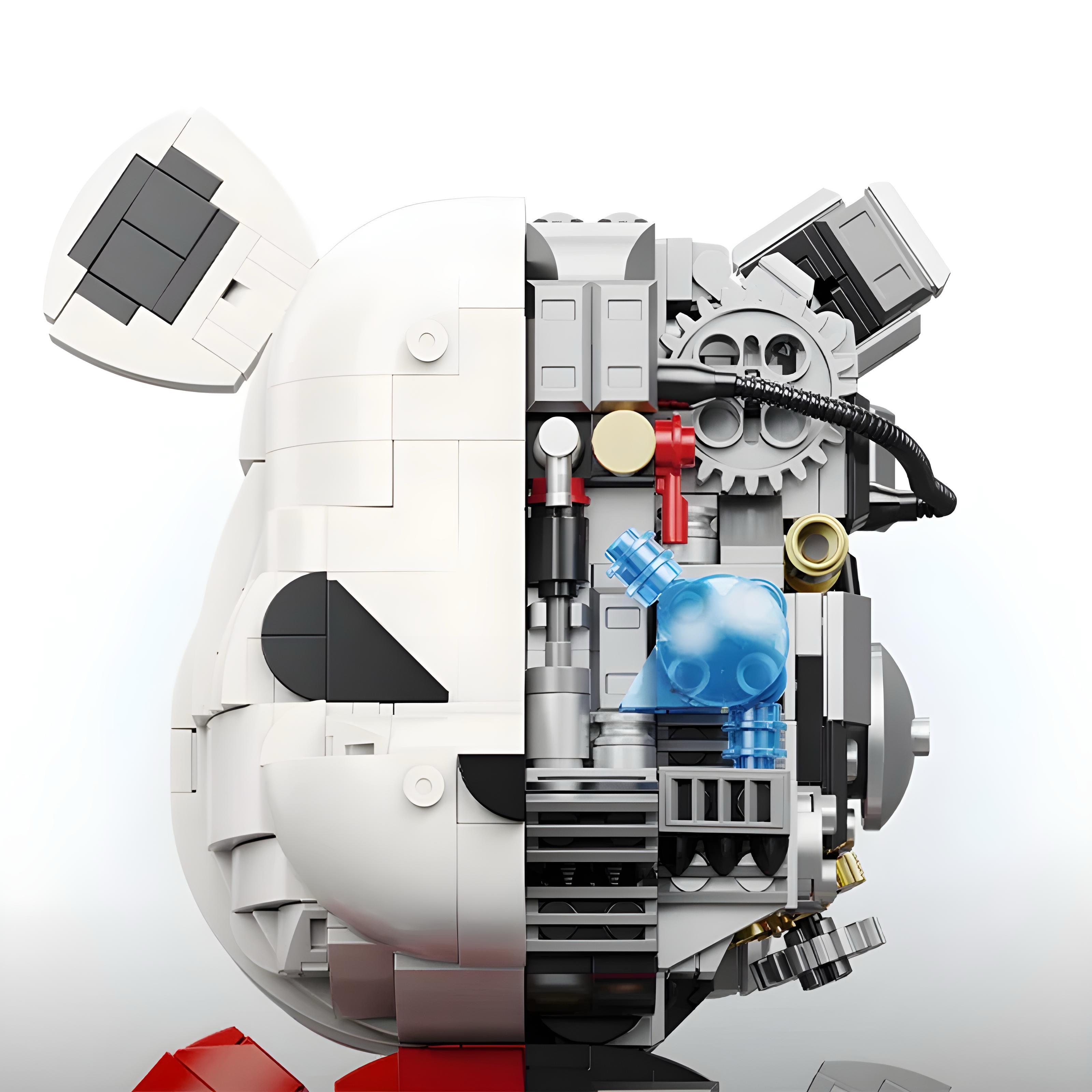 Bearblock #Angrypanda 400% | 1402pcs | Block World