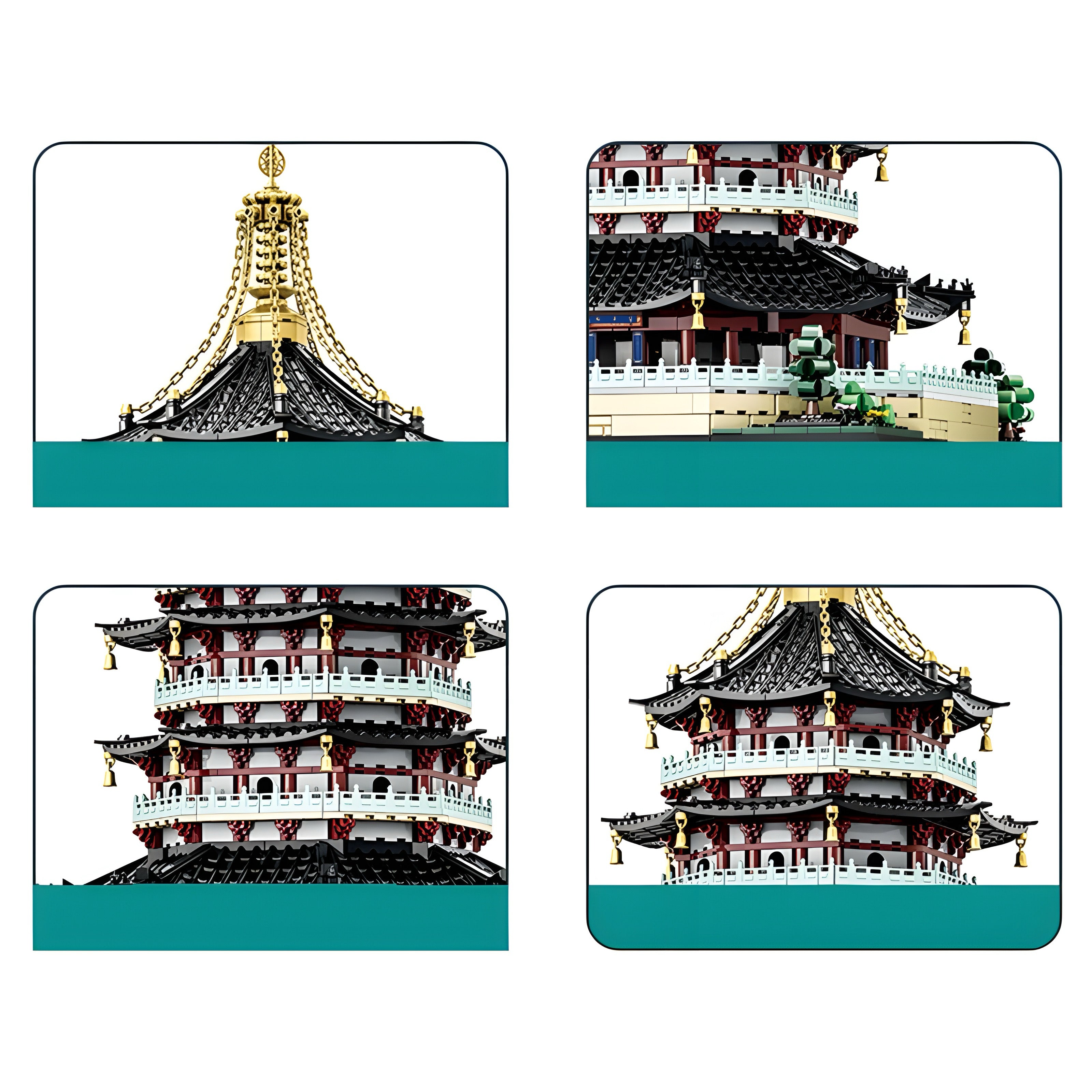 Leifeng Pagoda | 1498pcs | Block World
