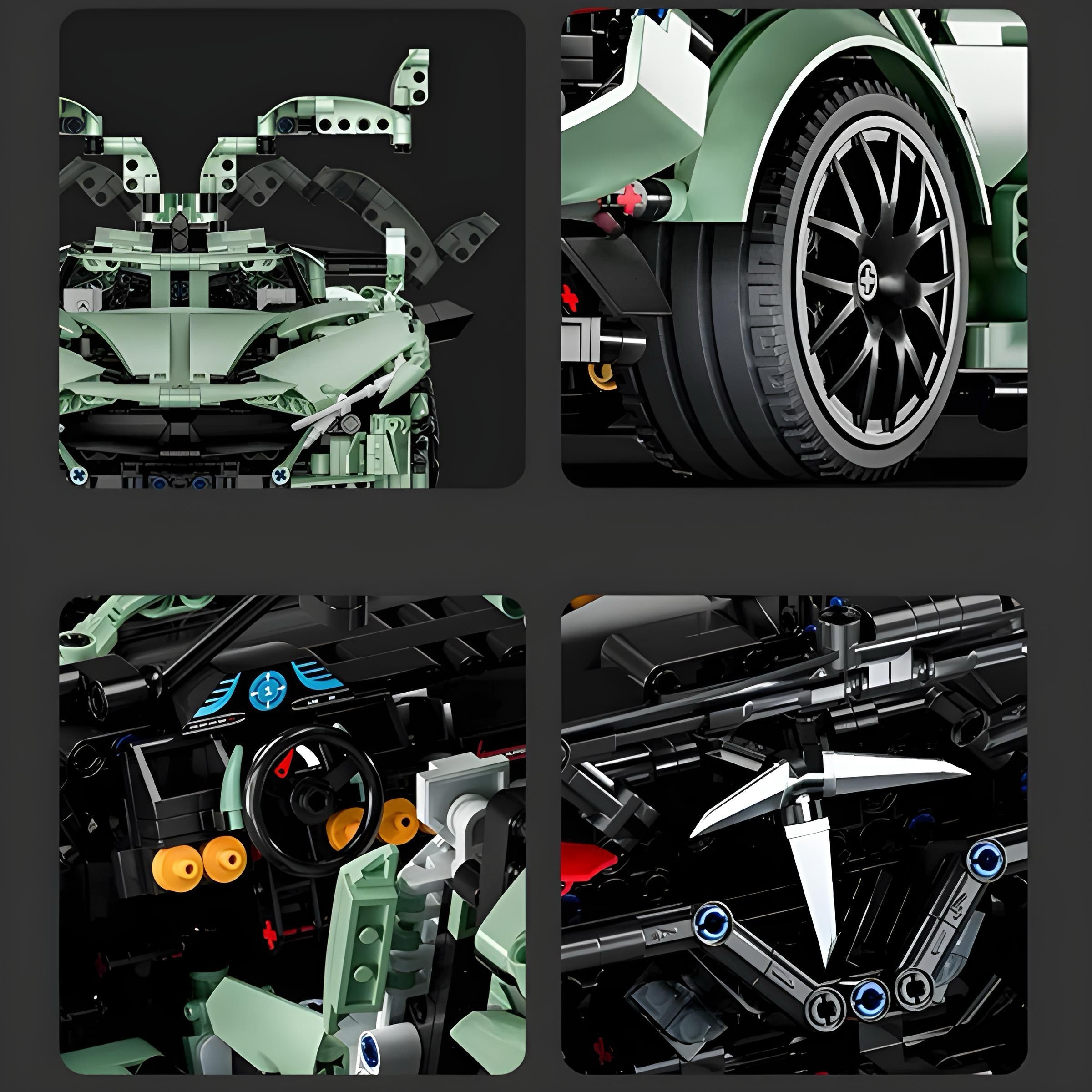 Intensa Emozione Hypercar | 2816pcs