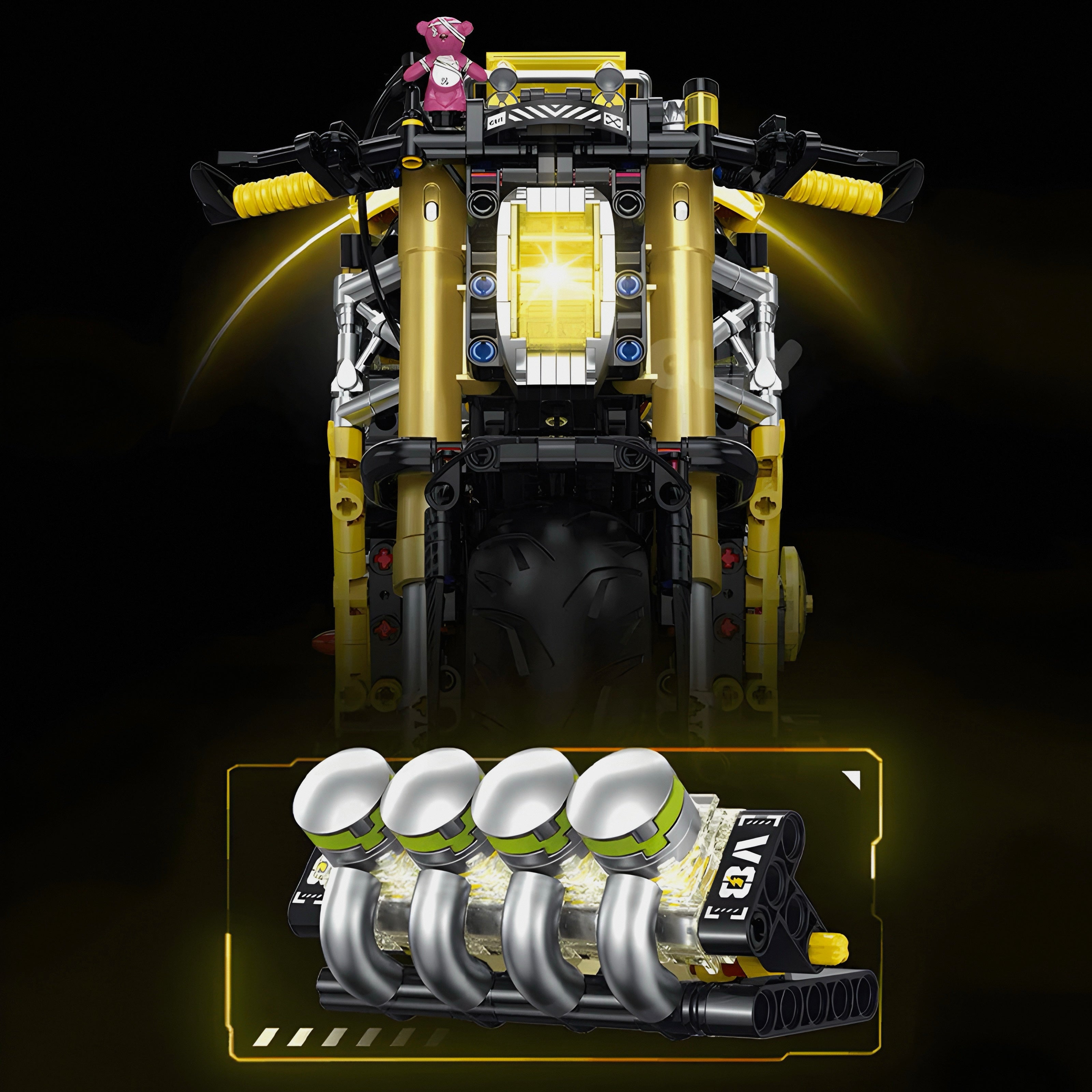 Cybertuned Motorbike | 2752pcs | Block World