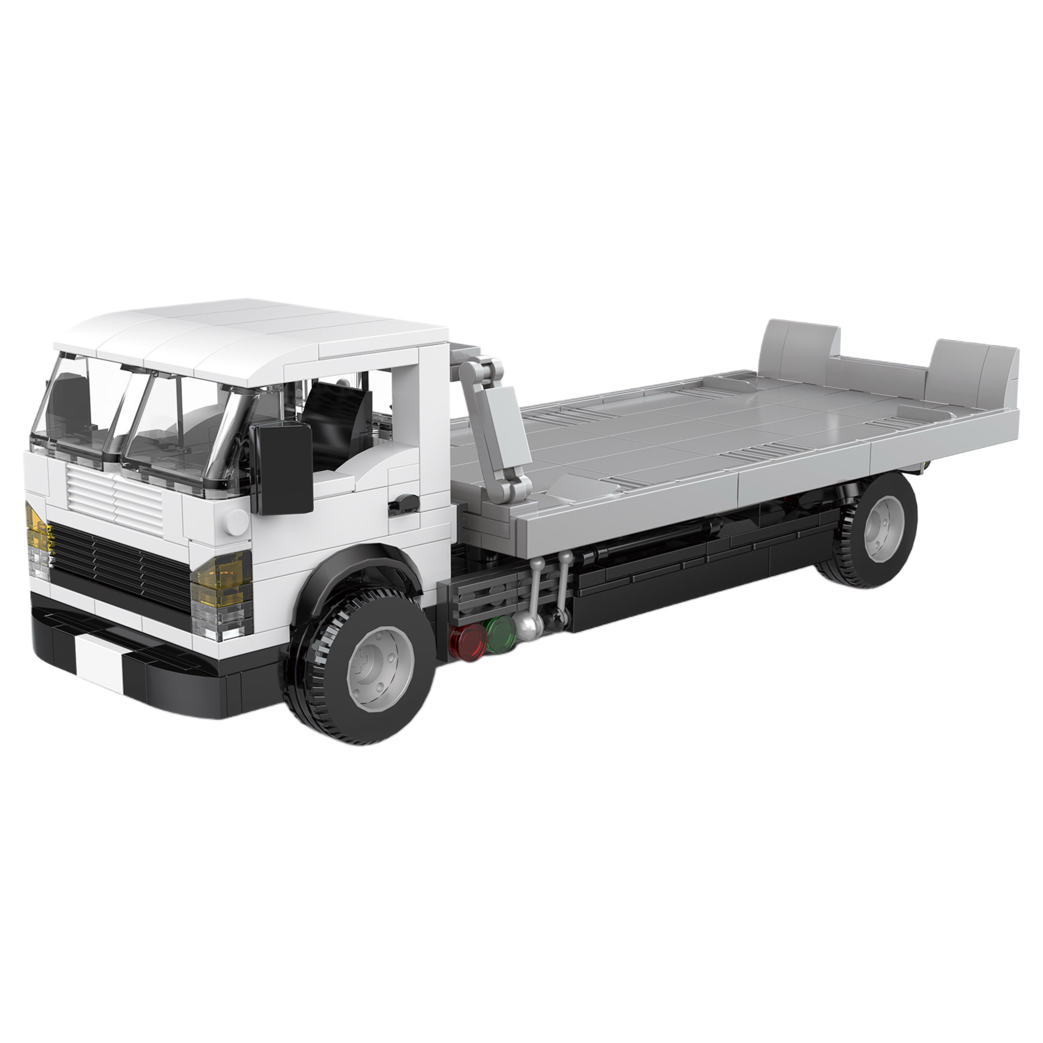 Flatbed Tow Truck | 482pcs | Block World
