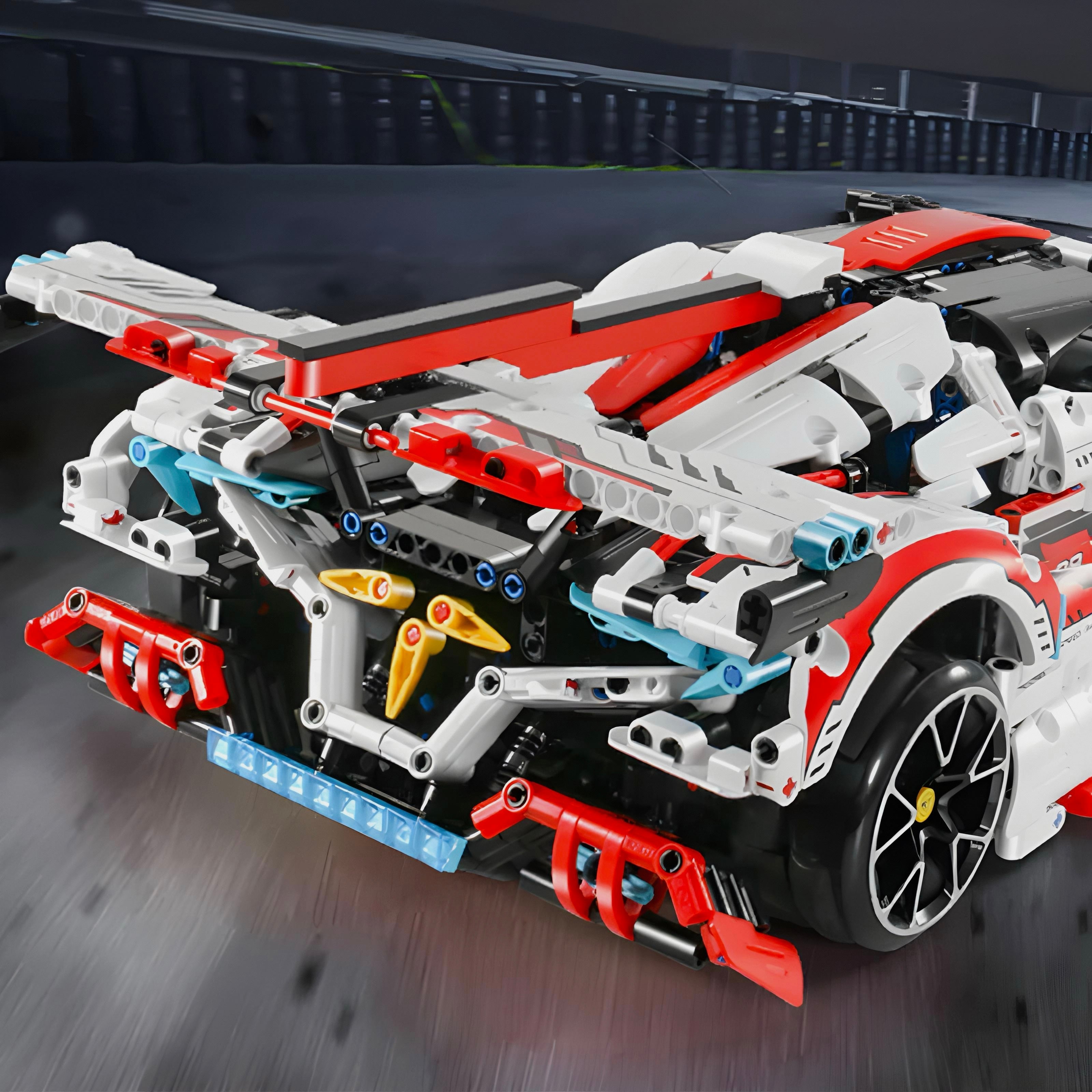 Drifting "Intense Emotion" Hypercar | 2731pcs | Block World