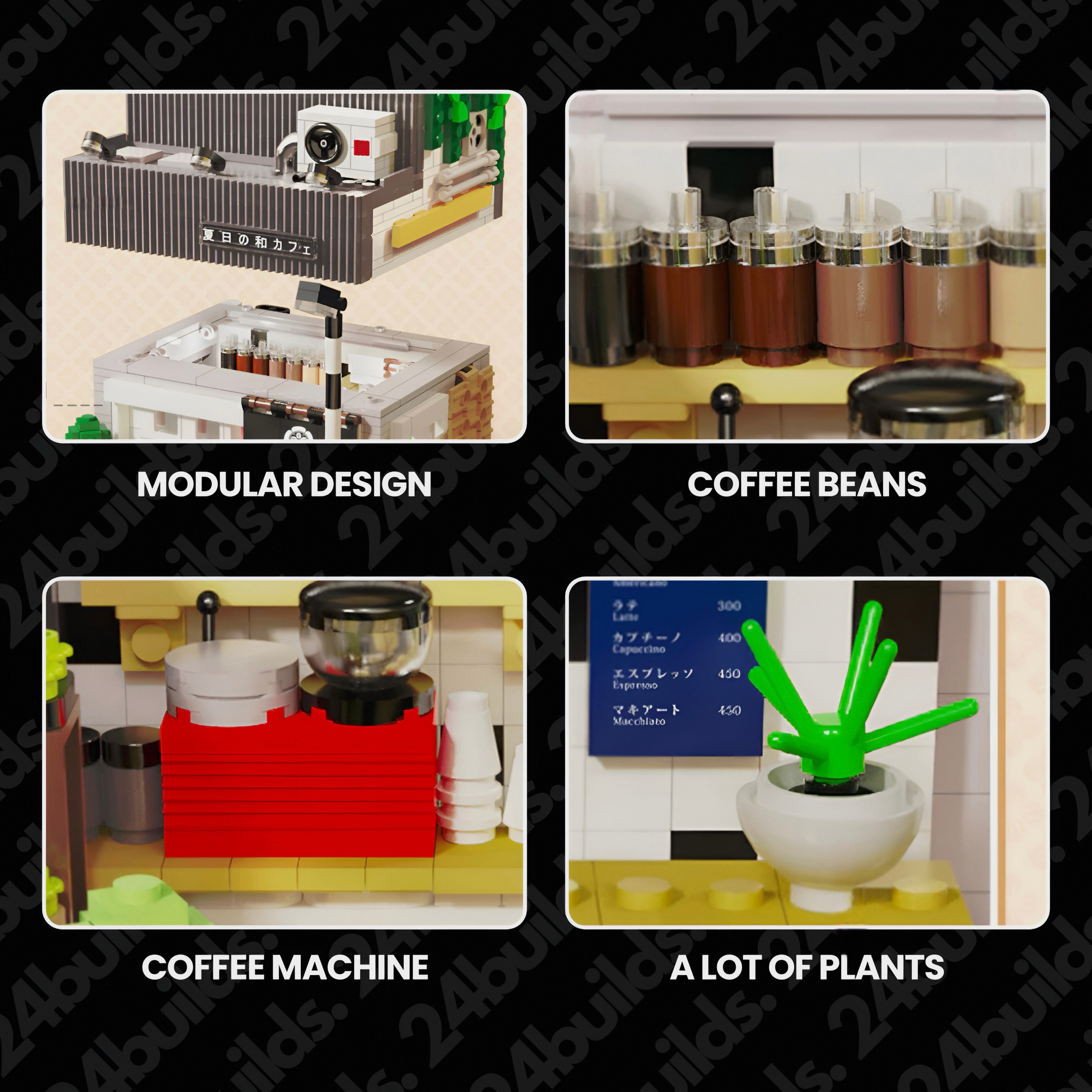 Japanese Summer Coffee House | 1118pcs | Block World