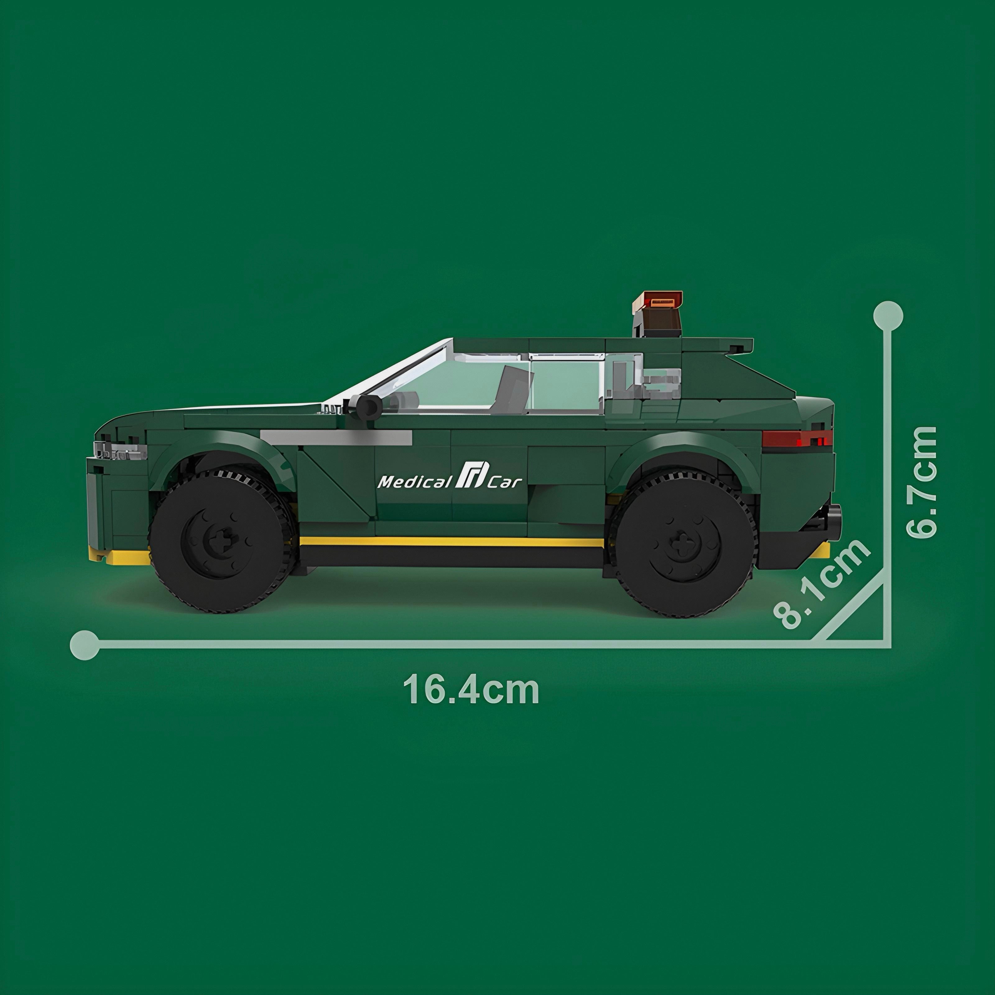British F1 Medical Car | 388pcs | Block World