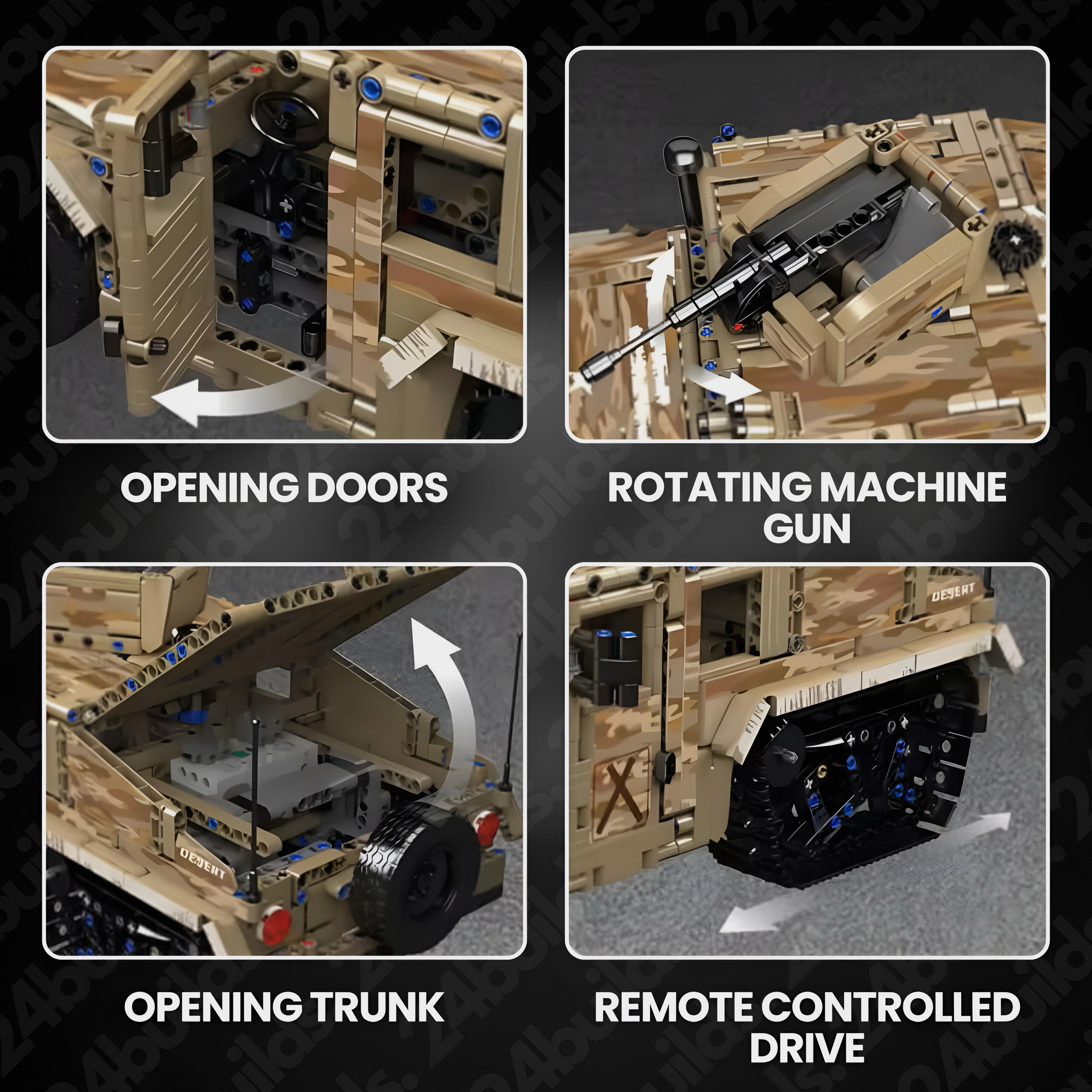 Remote Controlled Tracked Off Roader | 2094pcs