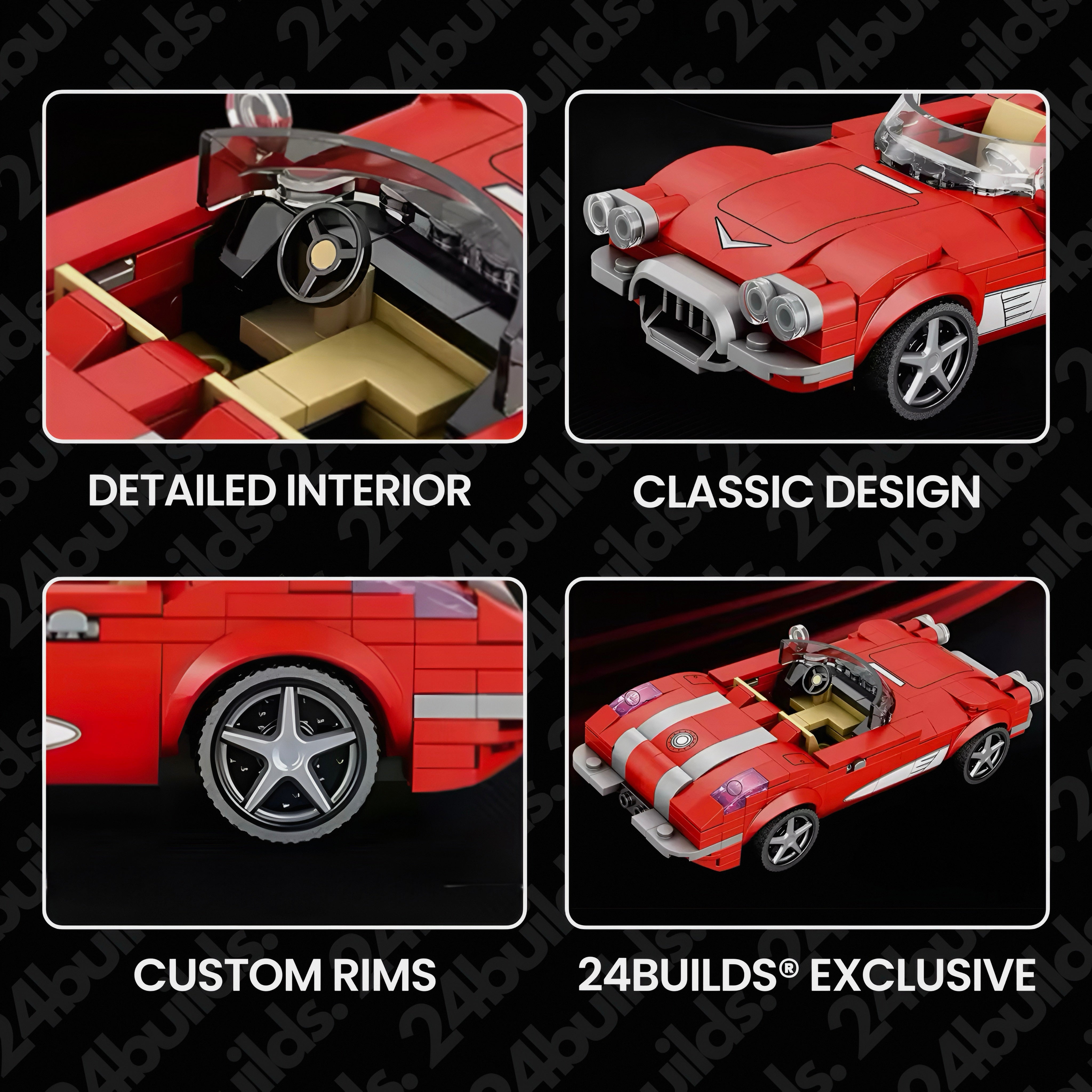 1959 Vintage Roadster | 312pcs | Block World