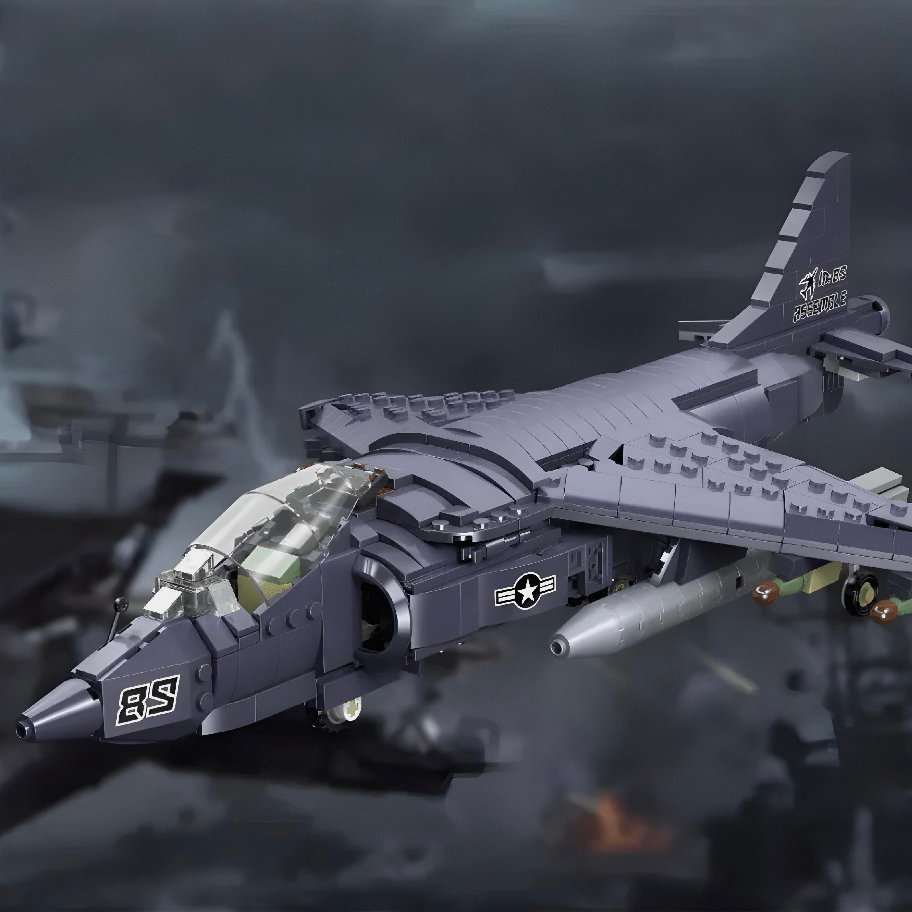 AV-8 Sea Harrier Aircraft | 805pcs | Block World