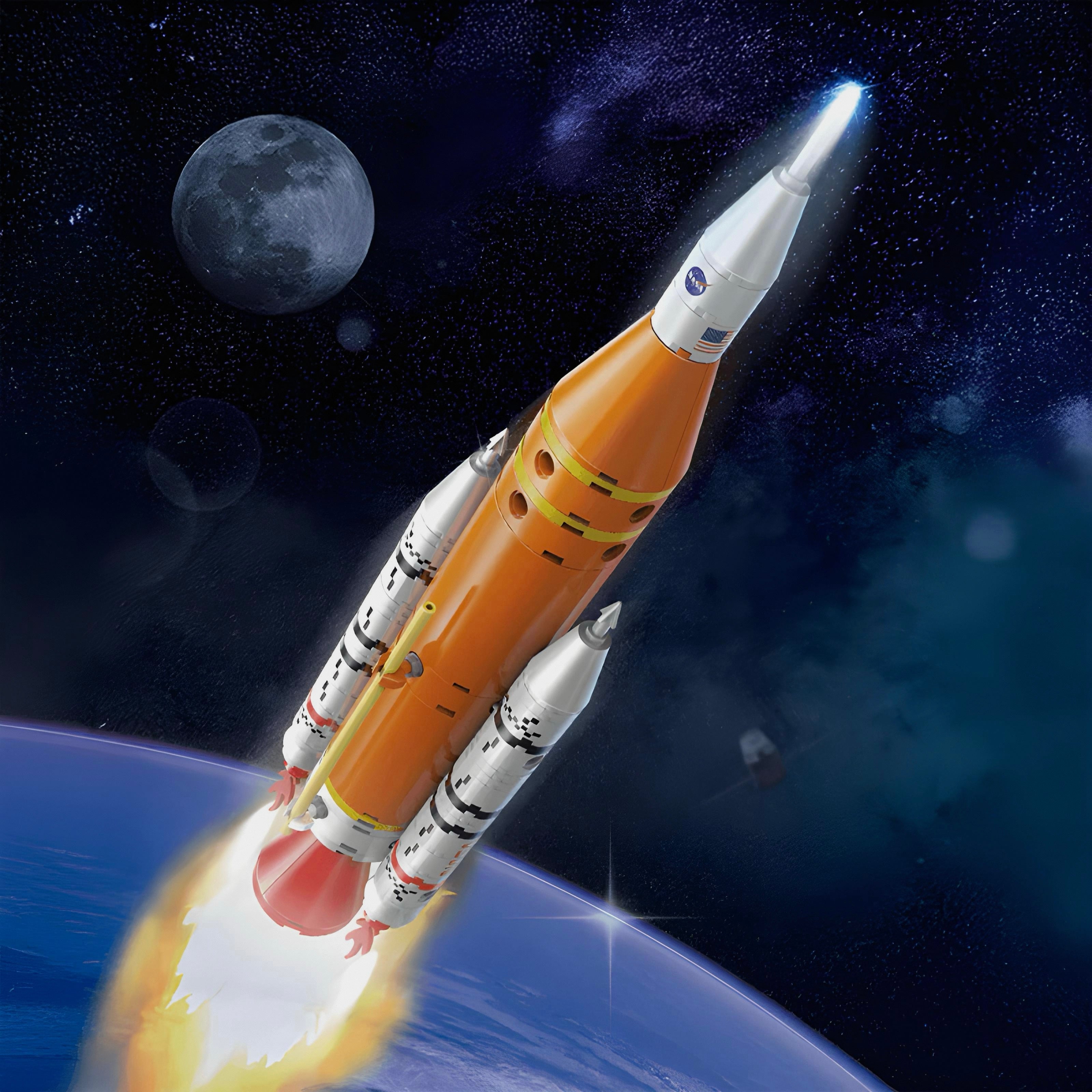 Sls Artemis Rocket | 658pcs