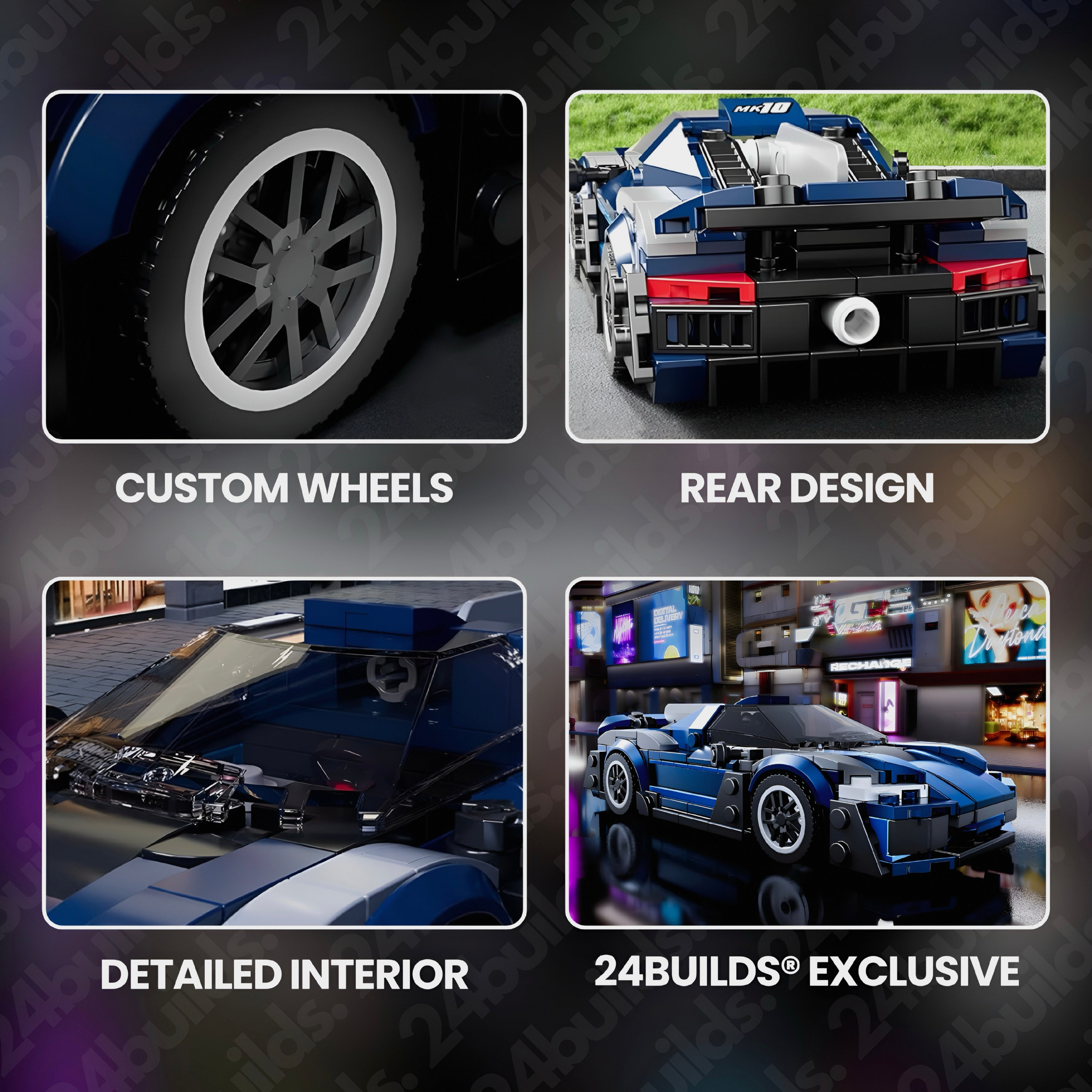 24builds® AMG One | 406pcs | Block World