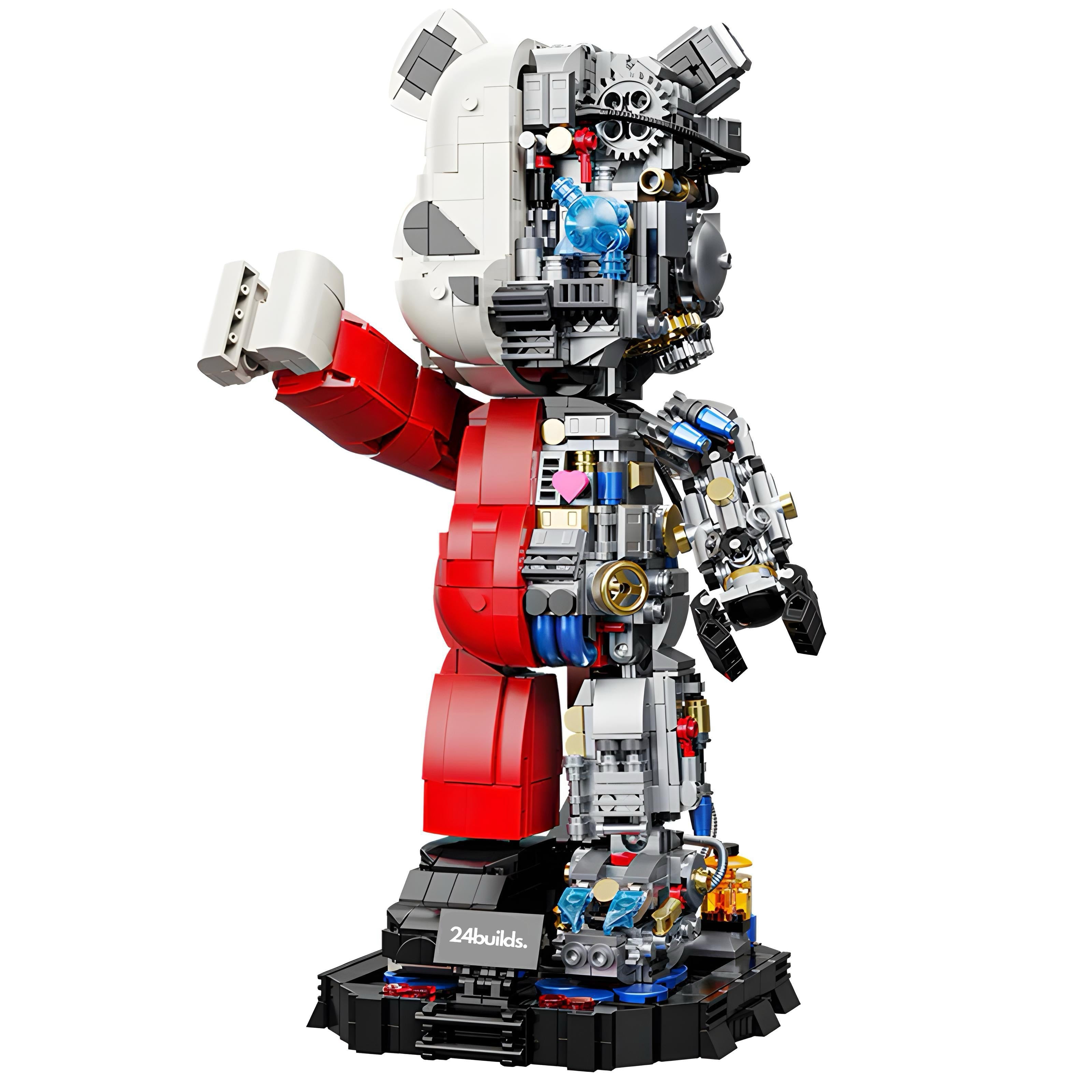 Bearblock #Angrypanda 400% | 1402pcs | Block World