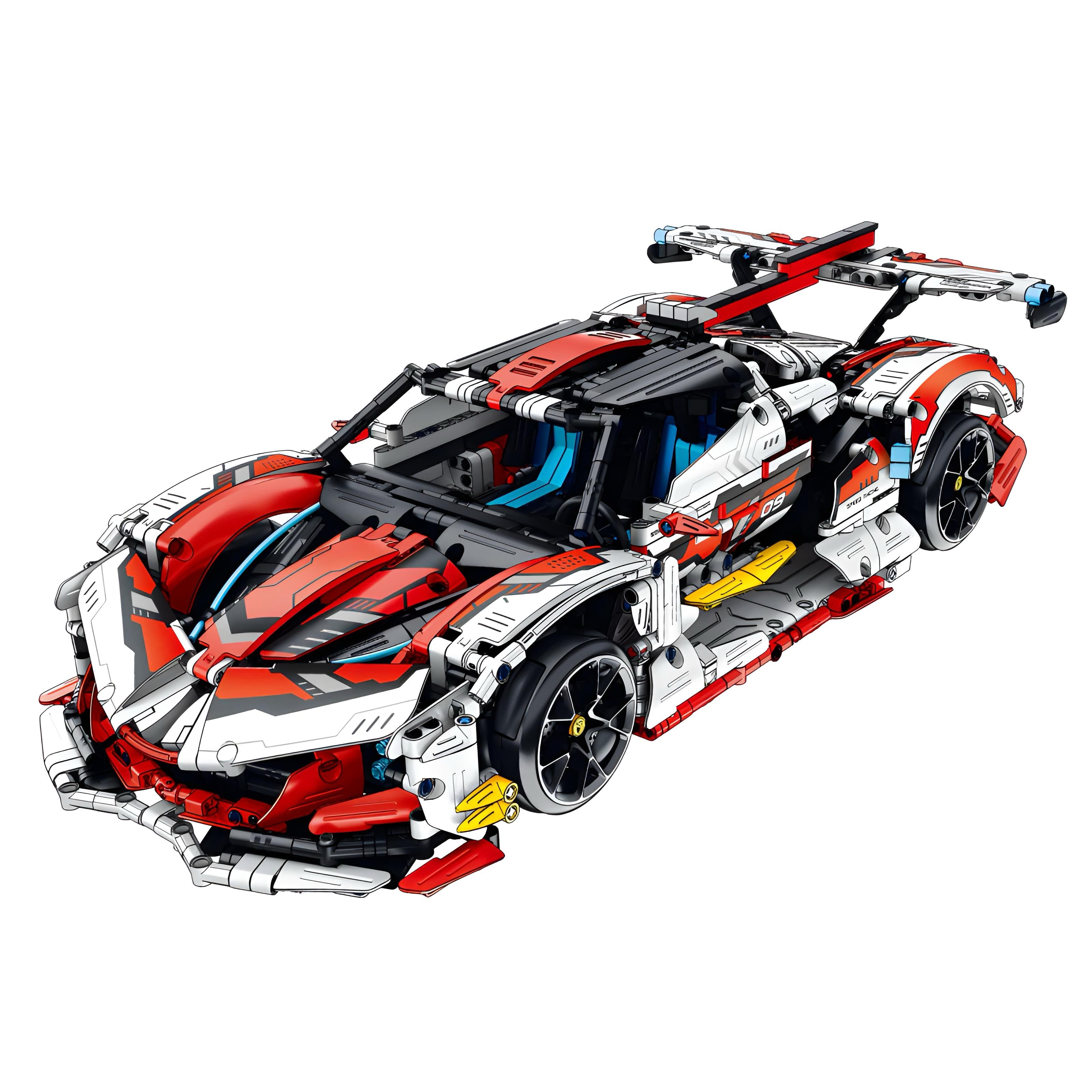 Drifting "Intense Emotion" Hypercar | 2731pcs | Block World