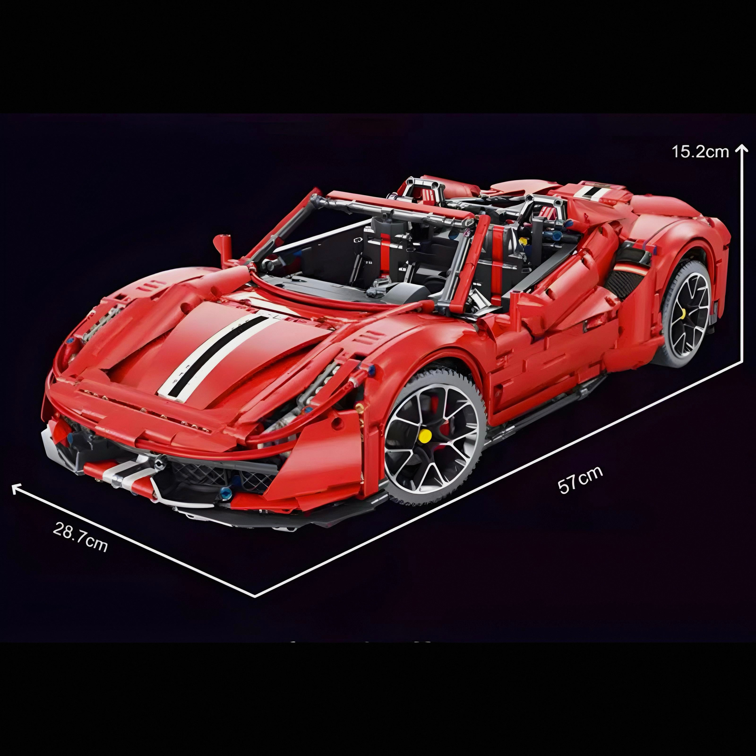 Collector's 488 Pista Spider | 3609pcs | Block World