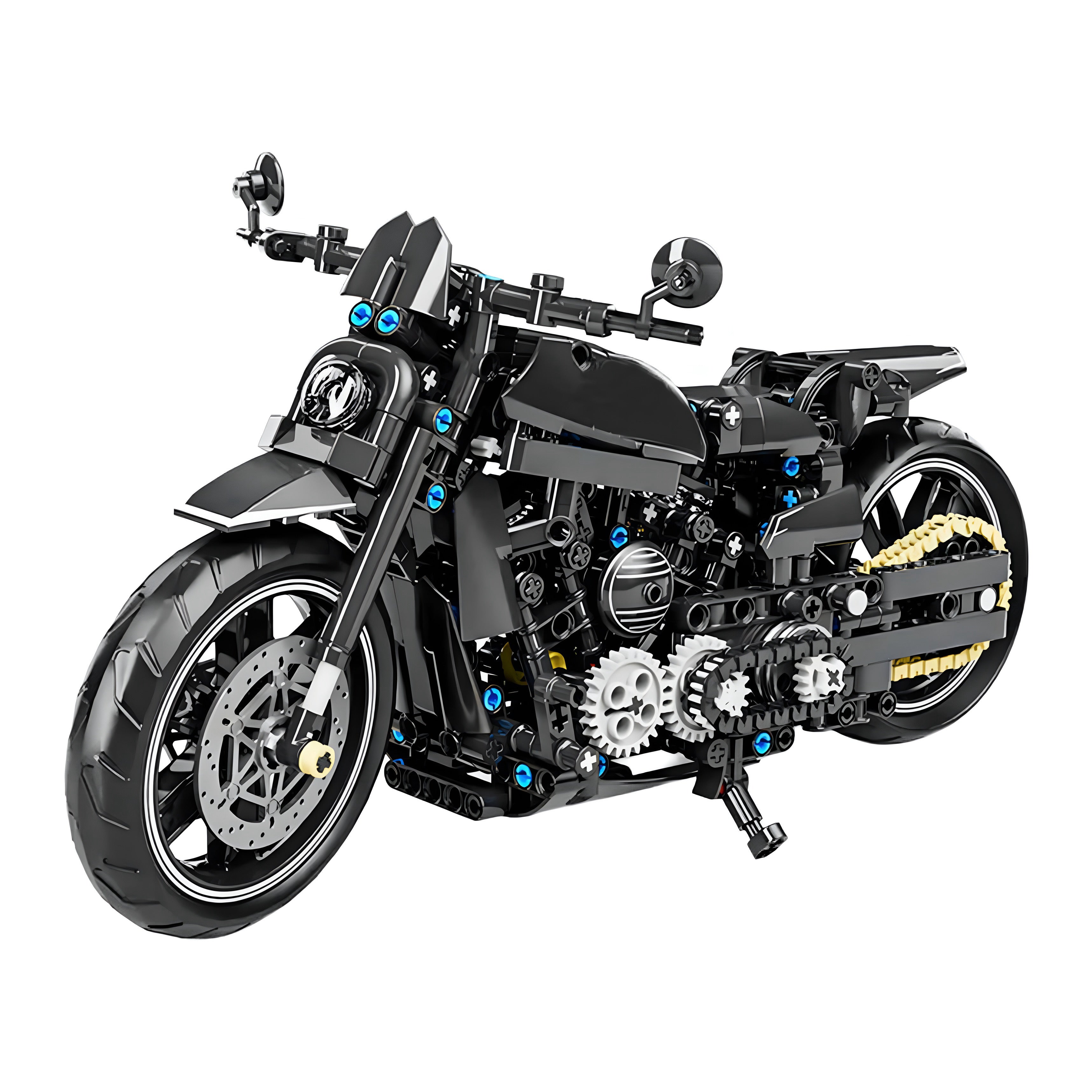 Dark Shadow Motorbike | 680pcs | Block World