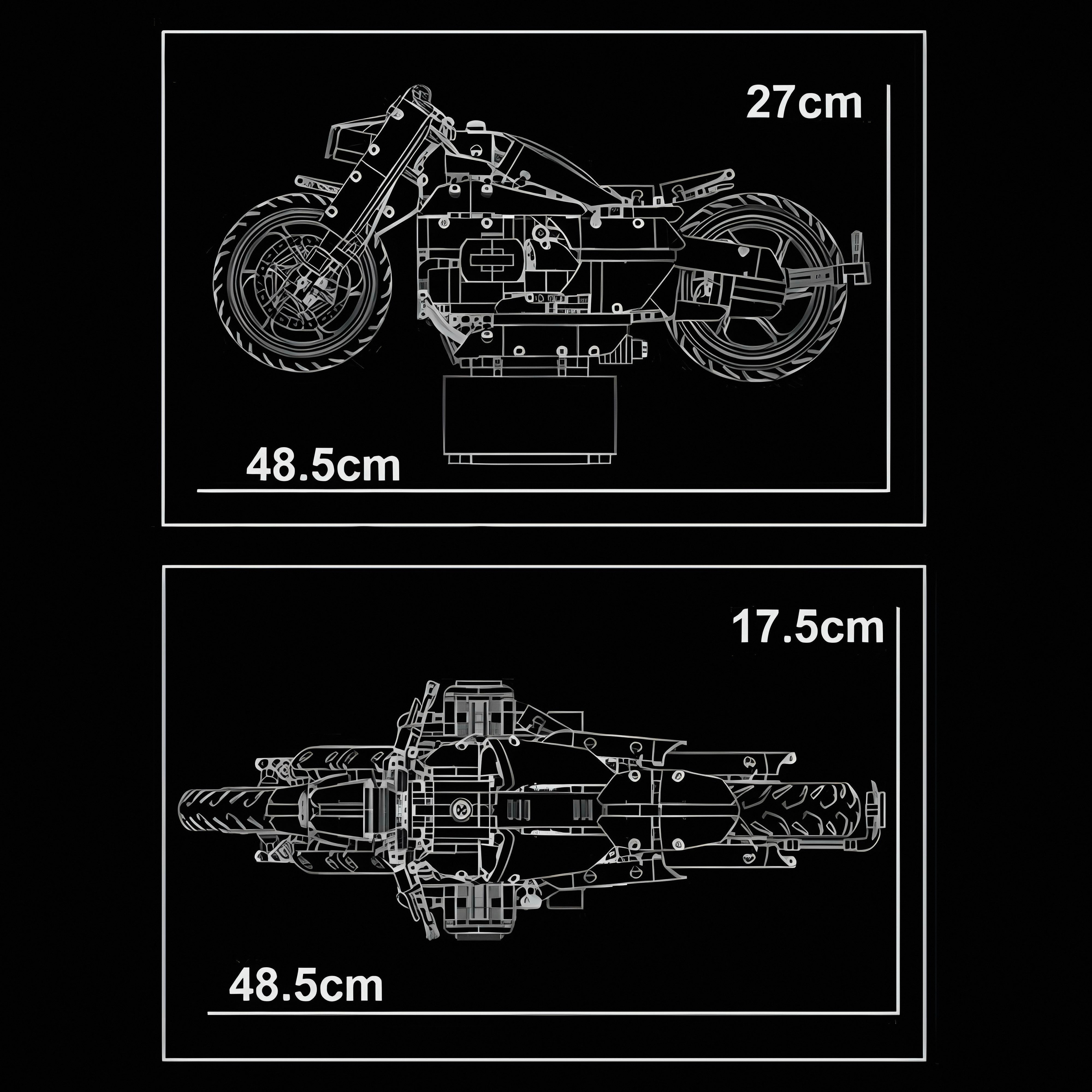 R18 Muscle Bike | 1672pcs