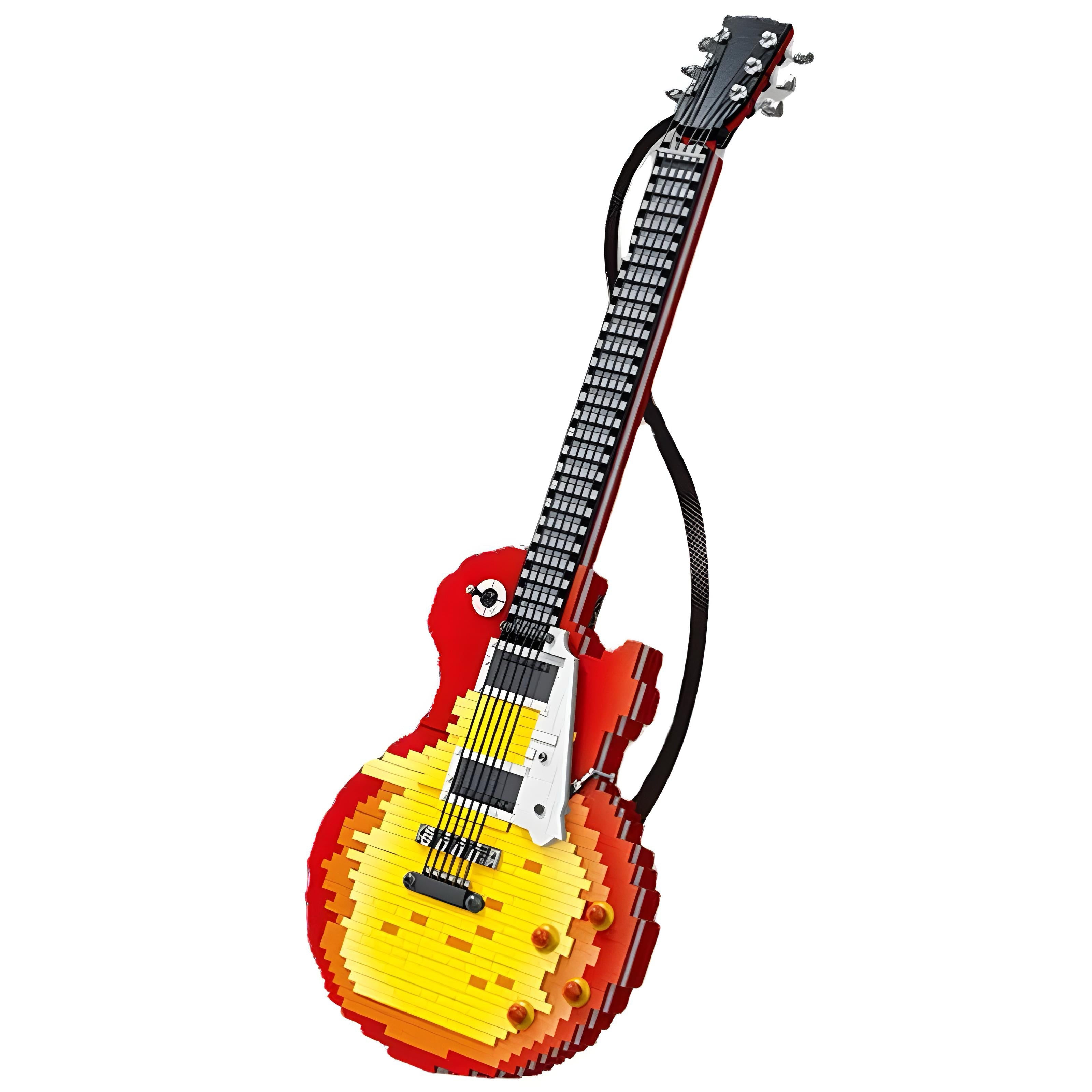 1:1 Scale Electric Guitar | 2502pcs | Block World