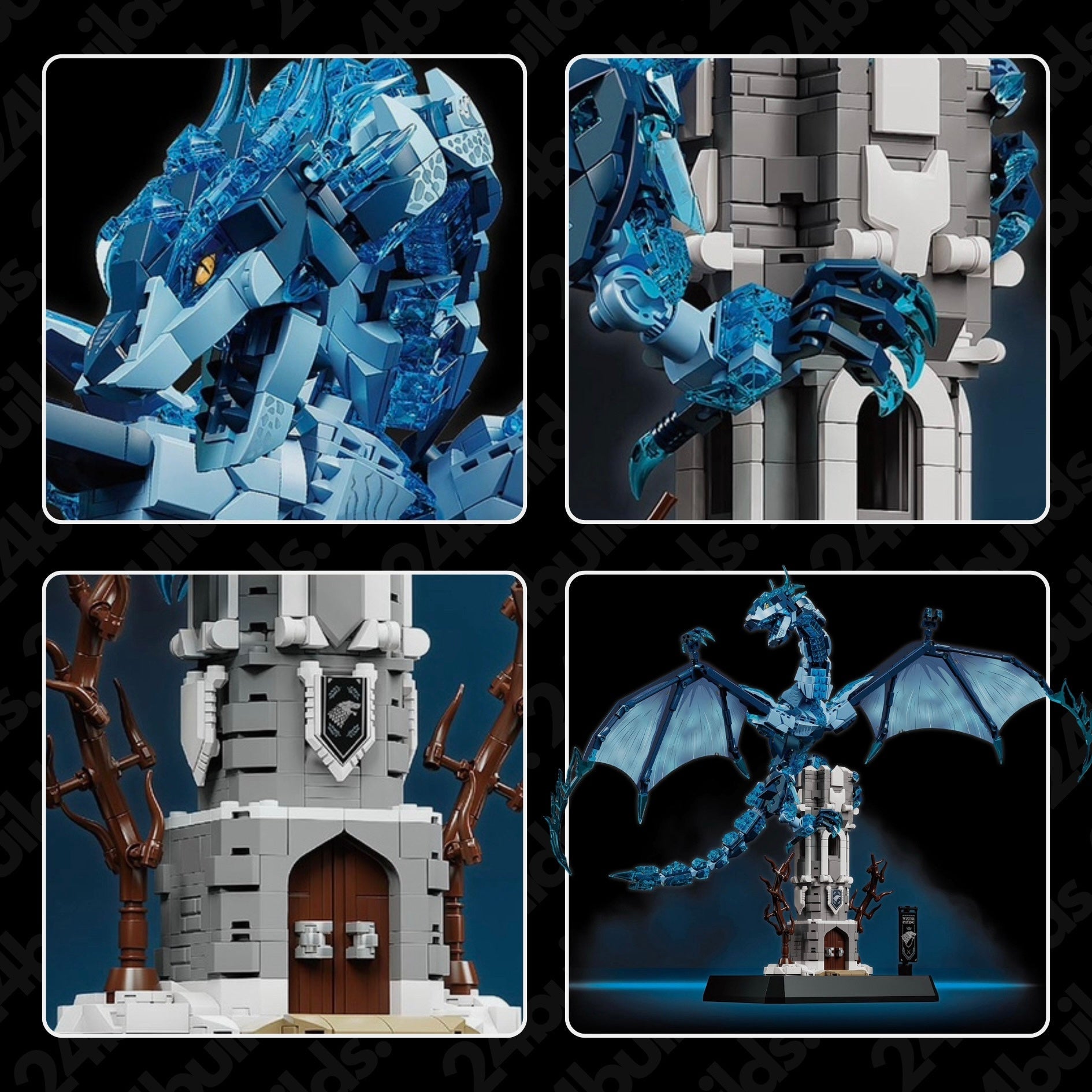 Azure Dragon | 1788pcs | Block World