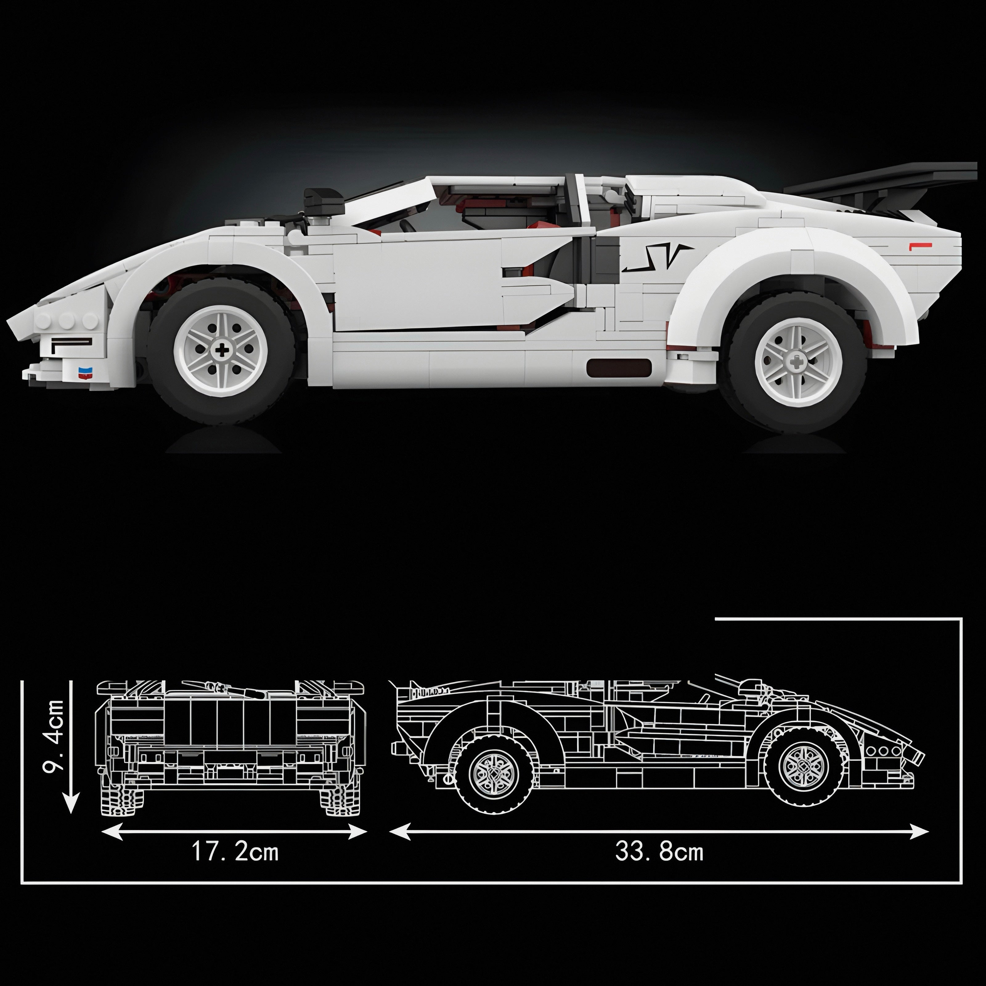 Limited Edition Countach | 1348pcs | Block World
