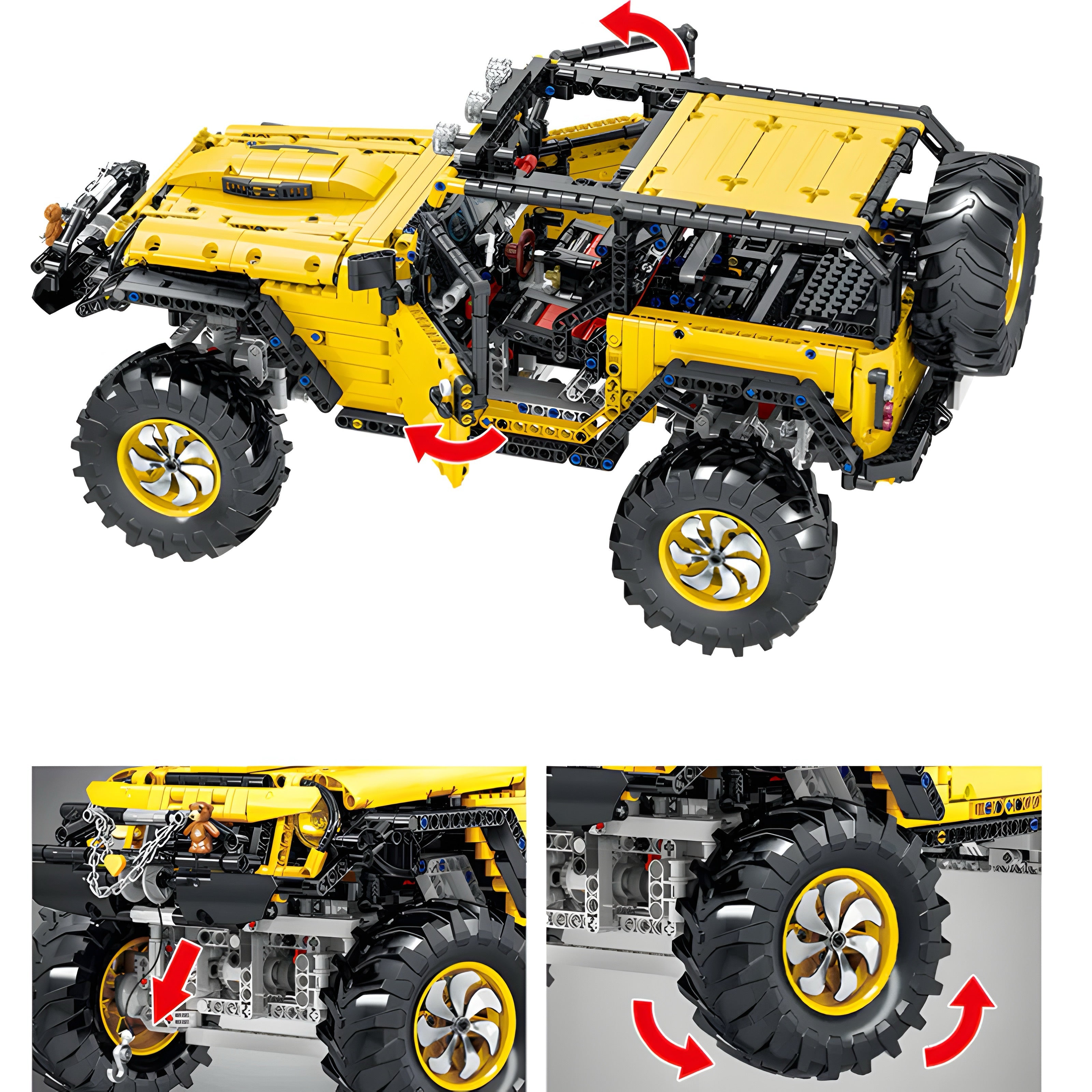 "Lemon" Off Roader | 2452pcs | Block World