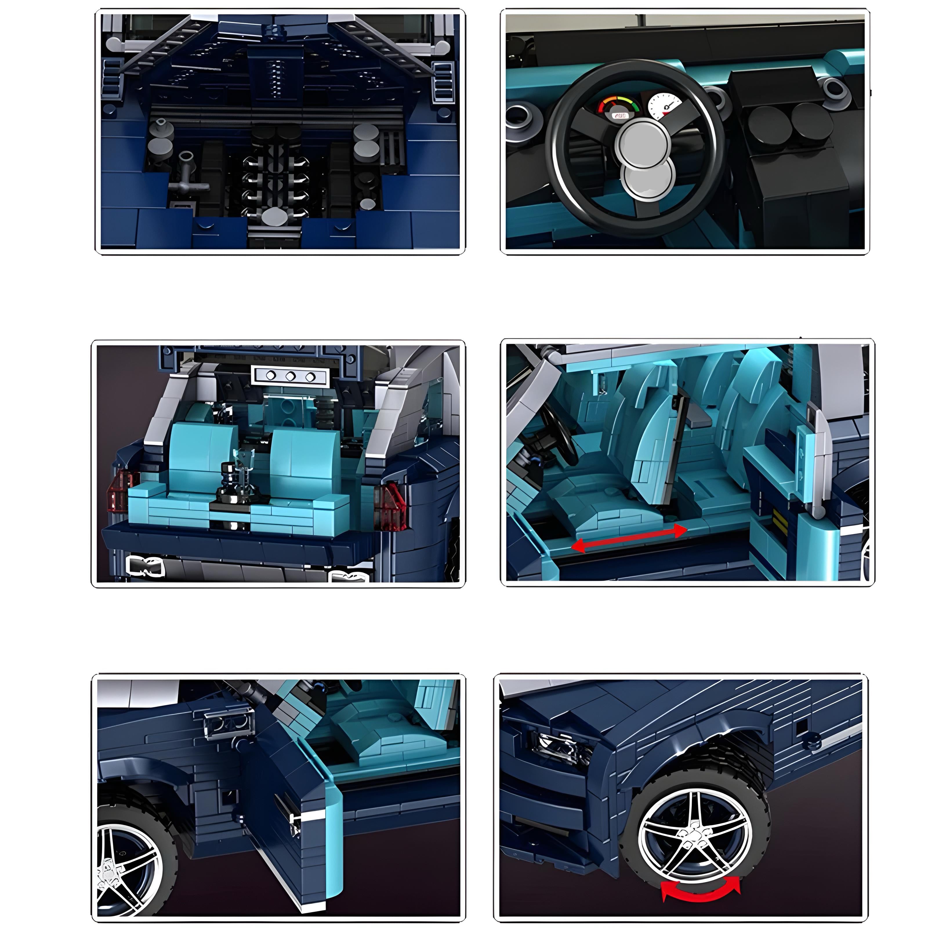 British Luxury SUV | 1882pcs | Block World