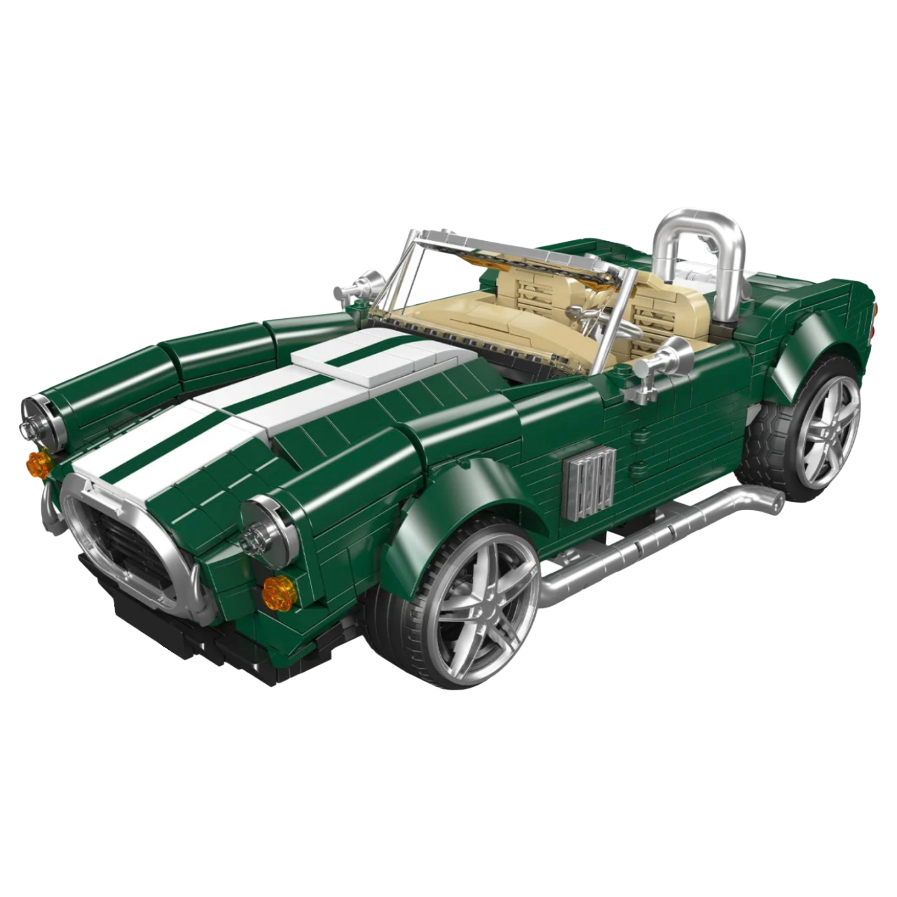 American V8 Classic Roadster | 1198pcs | Block World