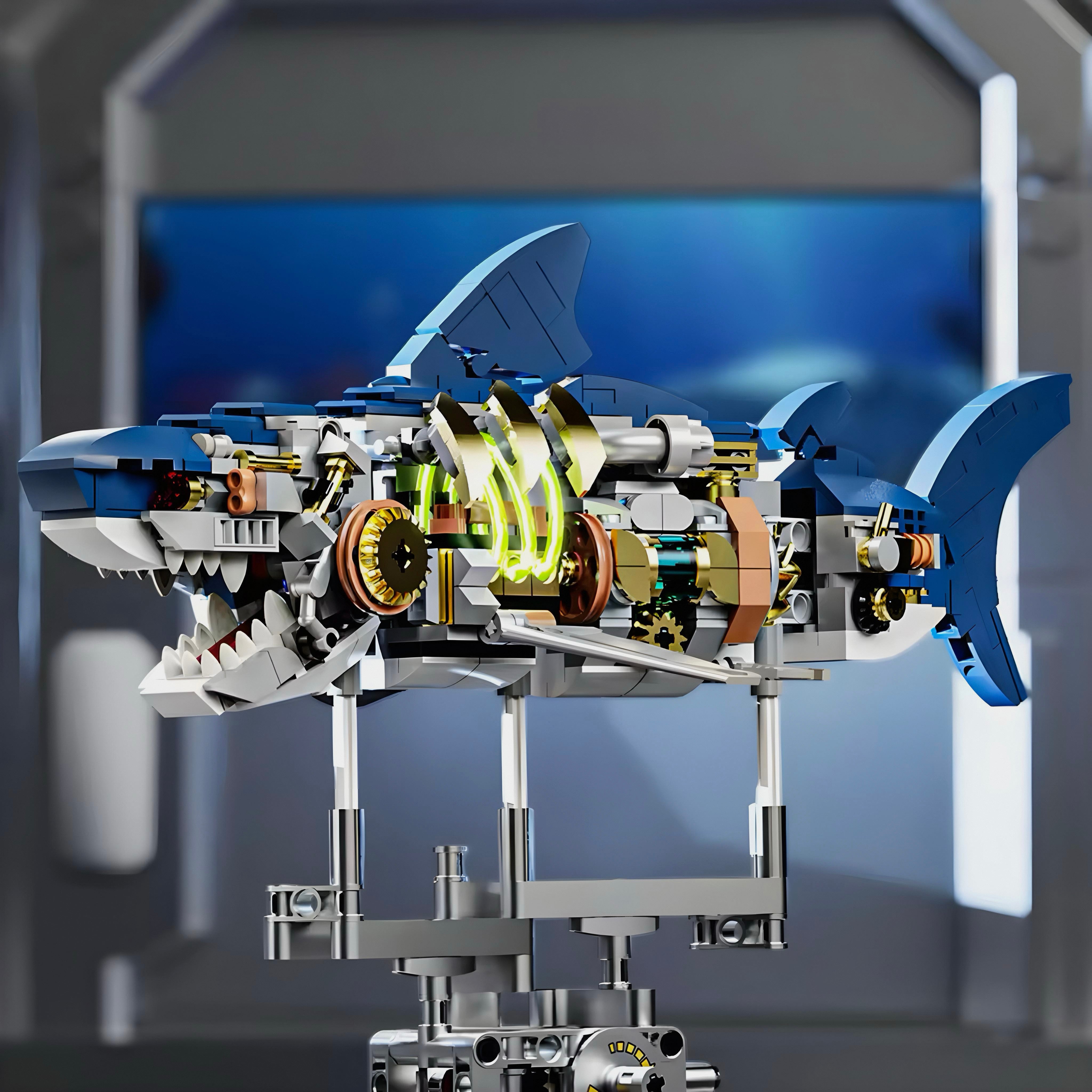 Mechanical Shark | 692pcs