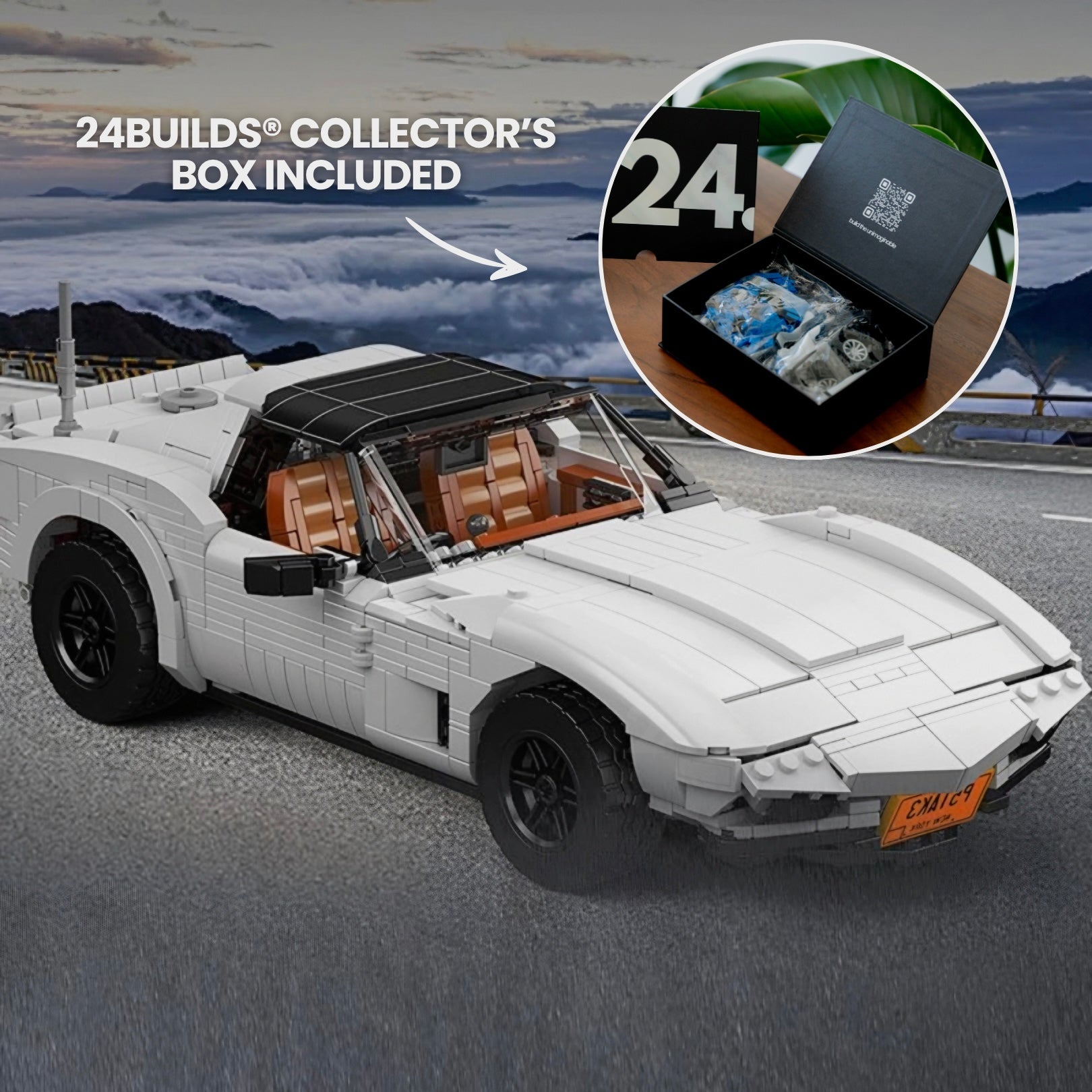 70s V8 American Classic | 1348pcs | Block World