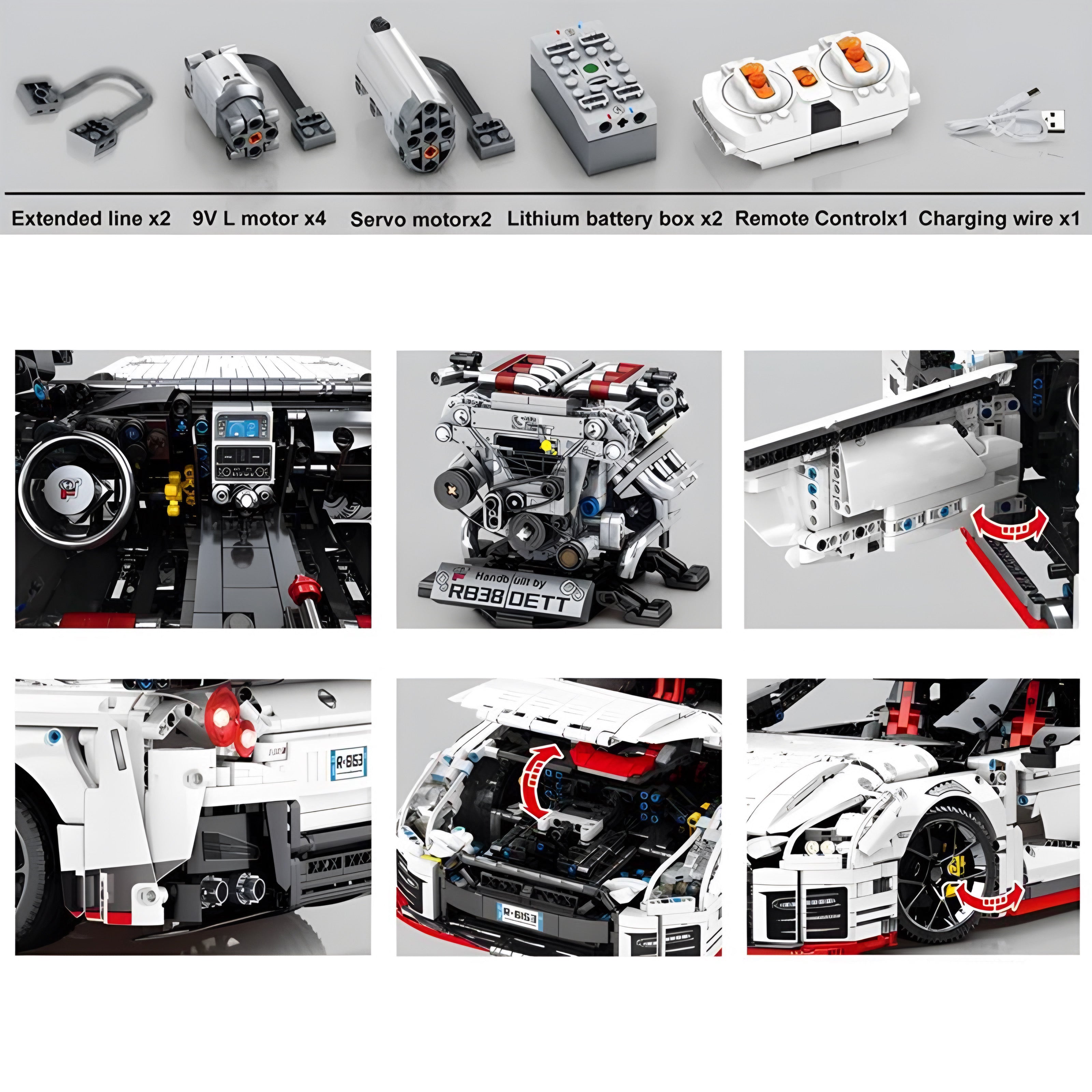 Remote Controlled R35 GTR | 4097pcs