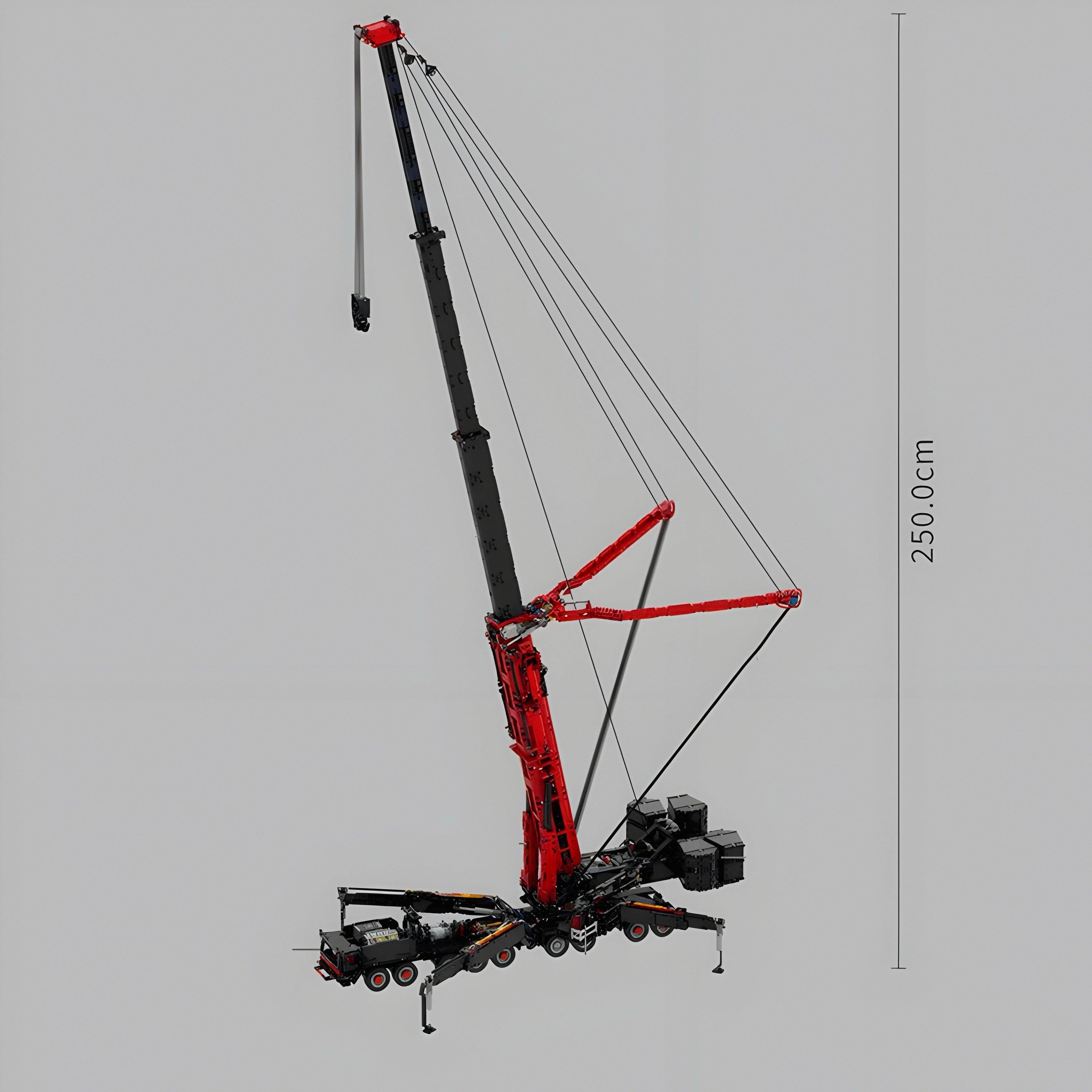 Red Edition Remote Controlled Crane | 9178pcs