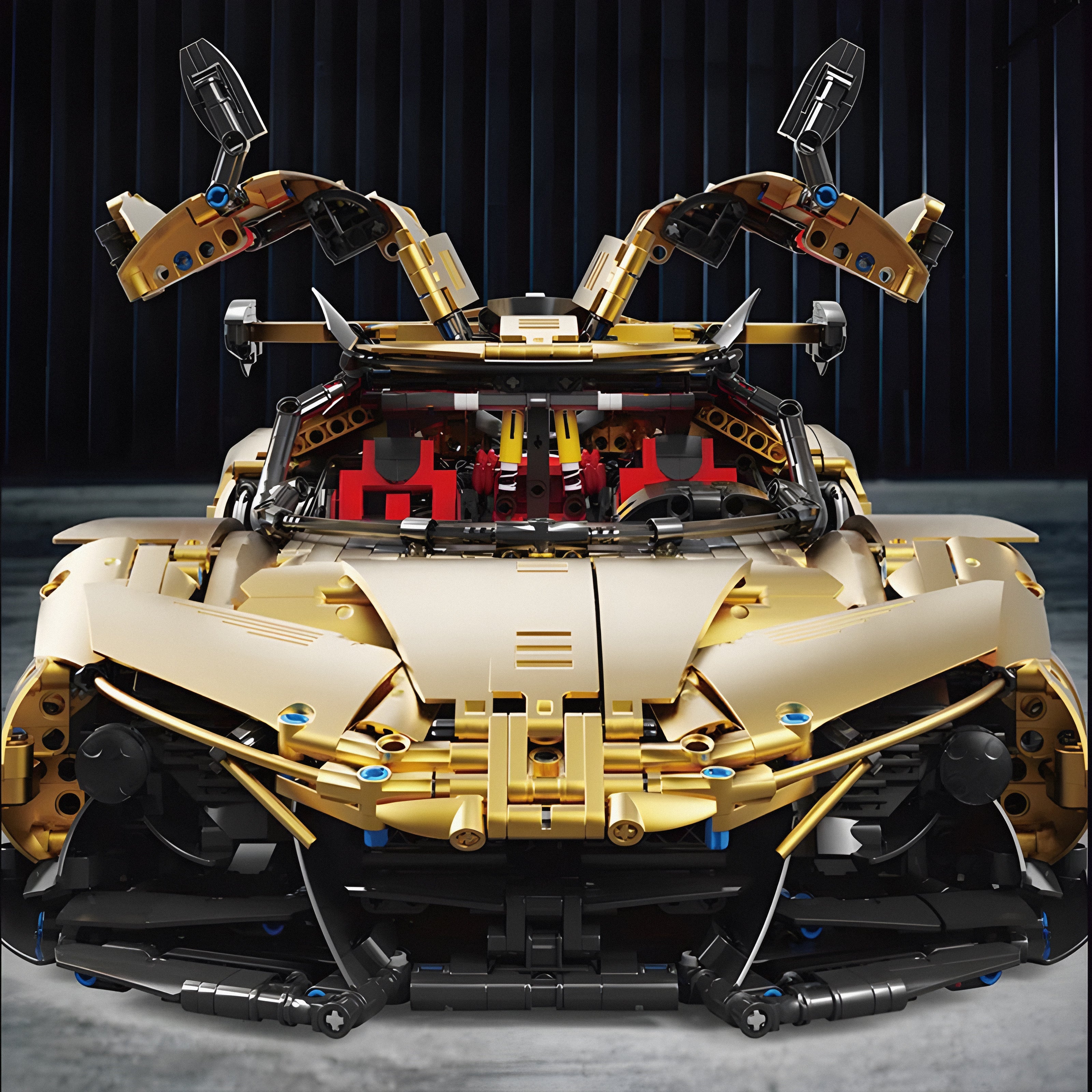 Satin Gold "intense Emotion" Hypercar | 3667pcs