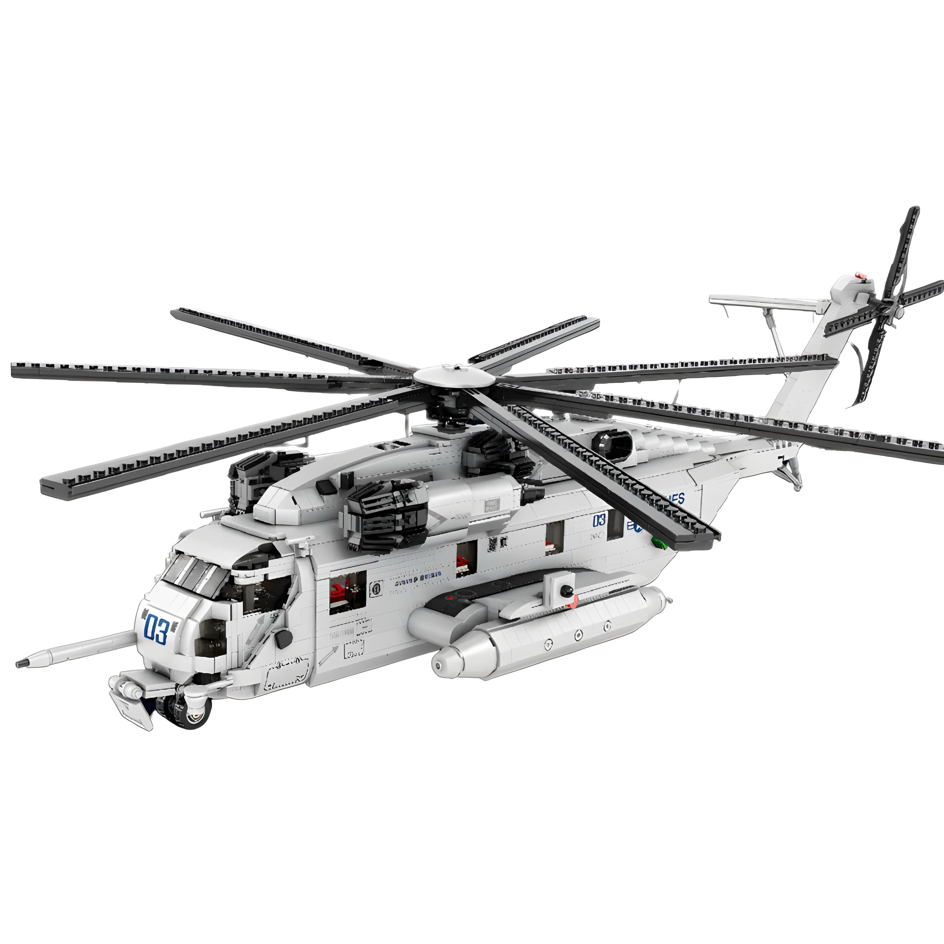 CH-53 Transport Helicopter | 2192pcs | Block World