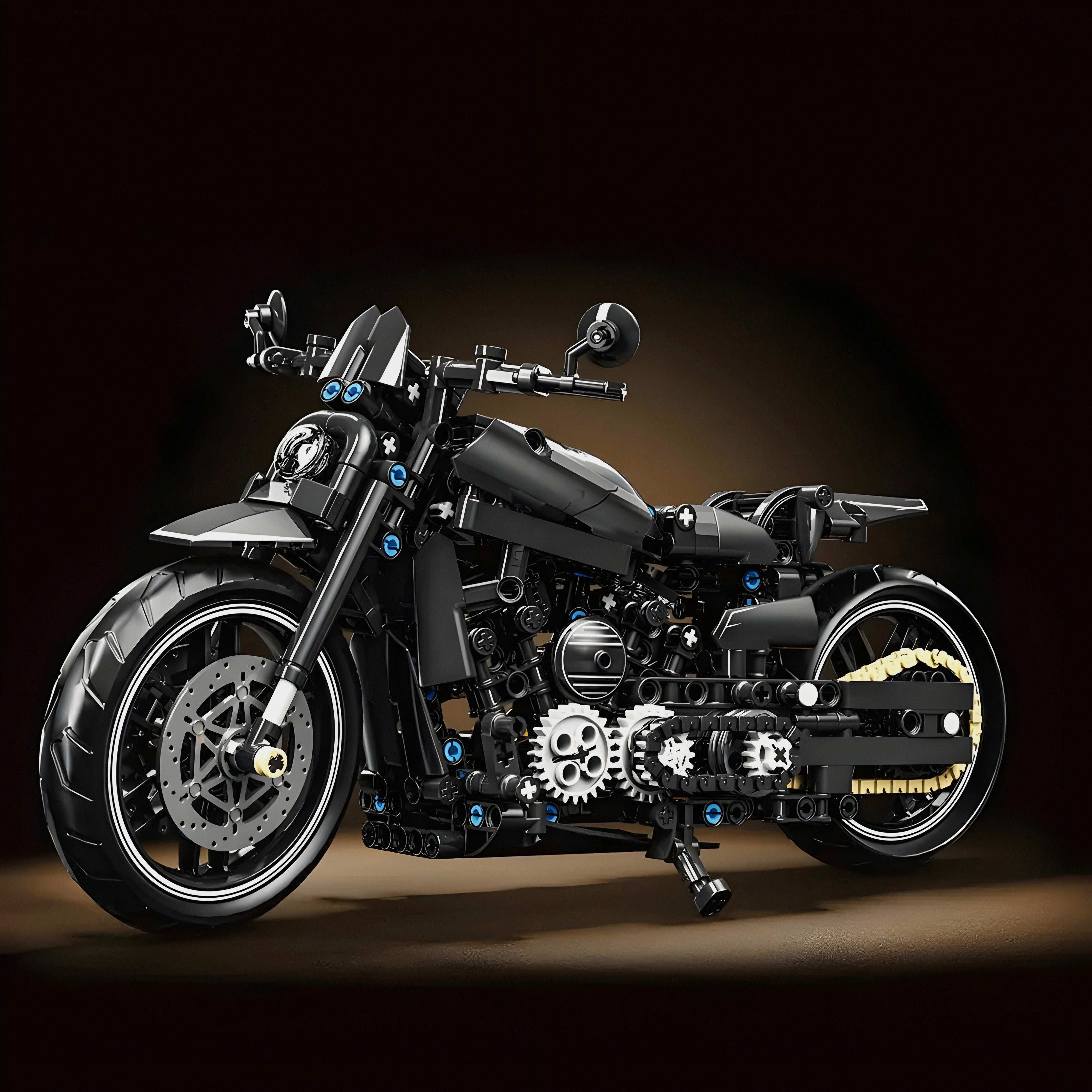 Dark Shadow Motorbike | 680pcs | Block World