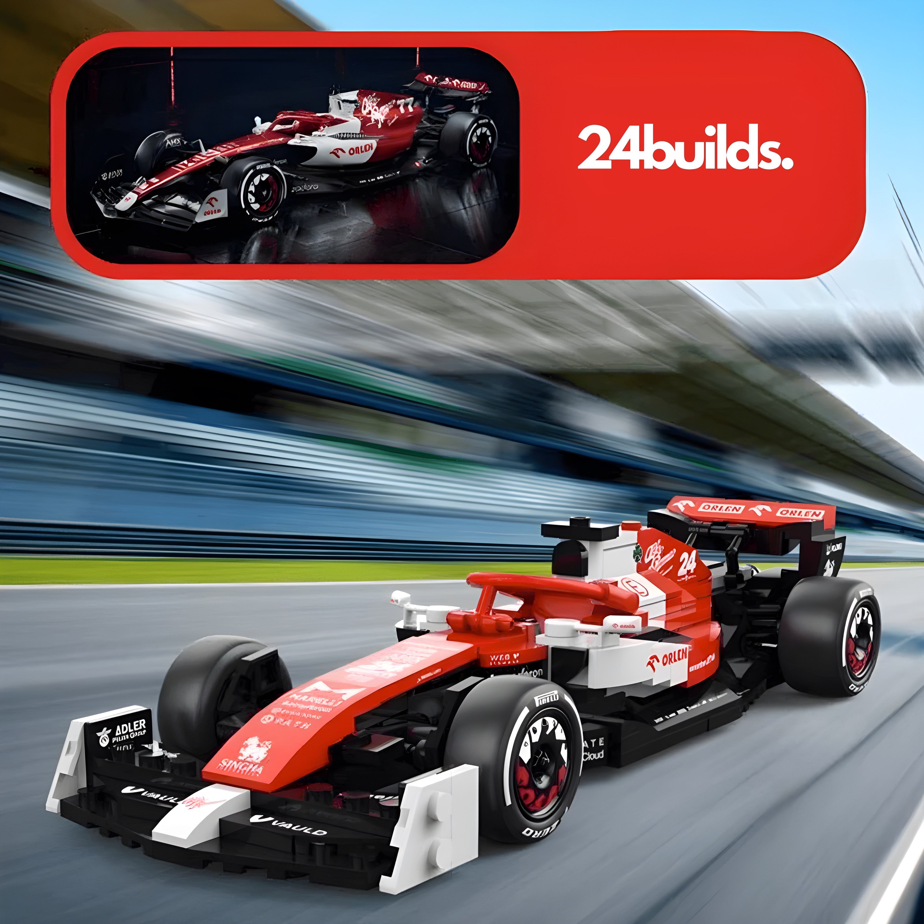 Alfa Romeo F1 C42 | 272pcs | Block World