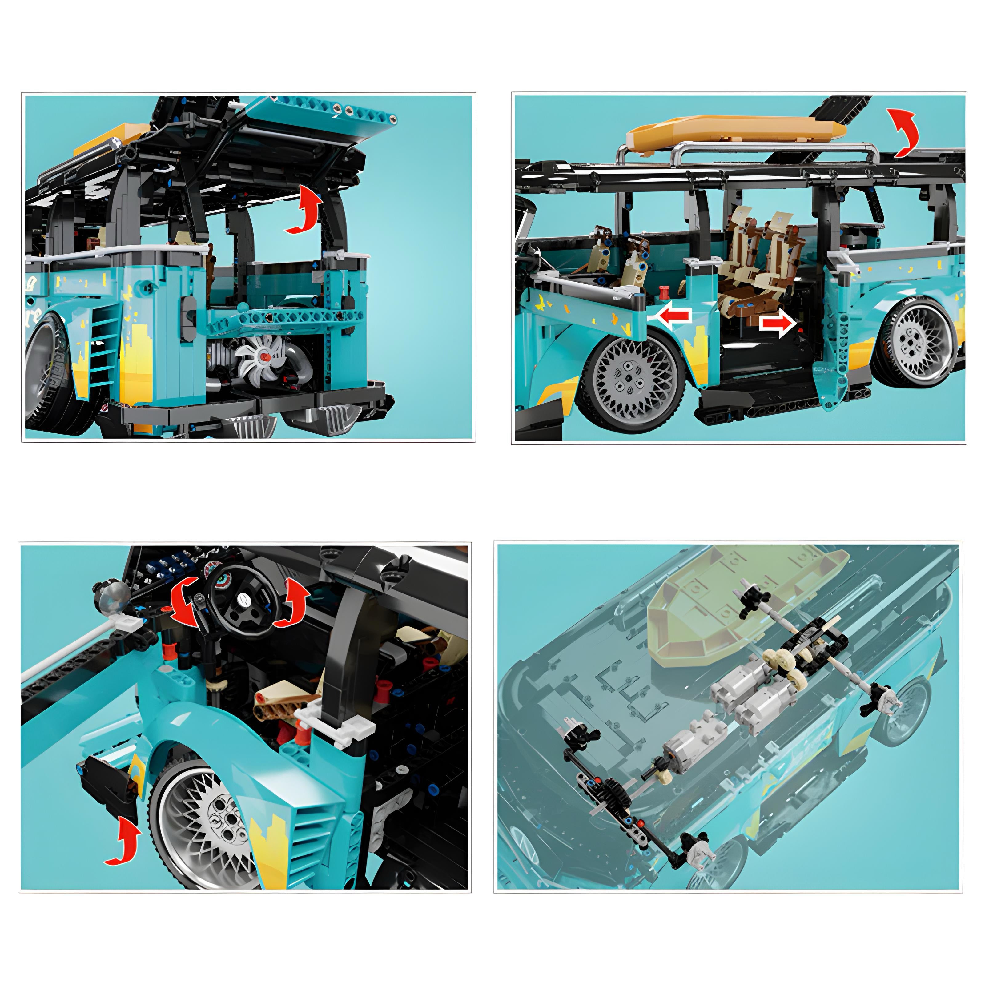 Stanced Classic Campervan | 2549pcs