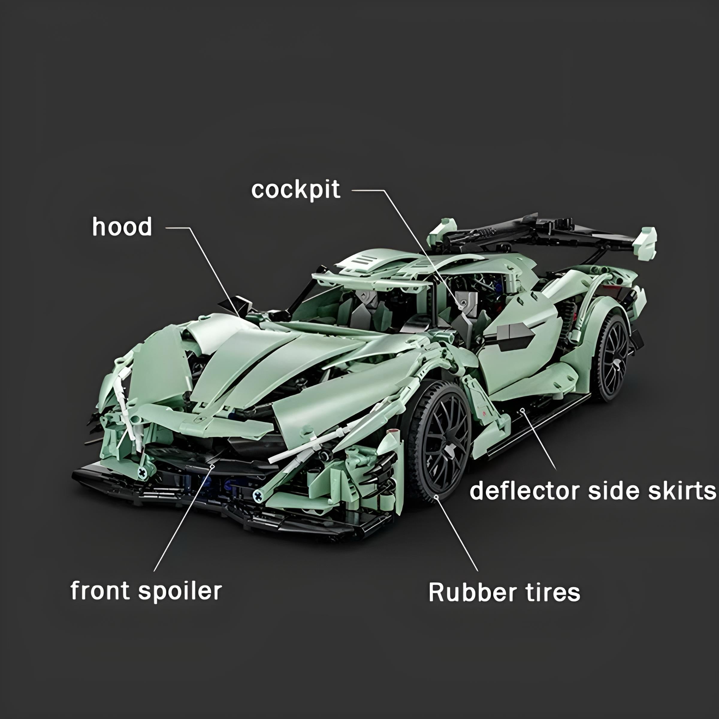 Intensa Emozione Hypercar | 2816pcs