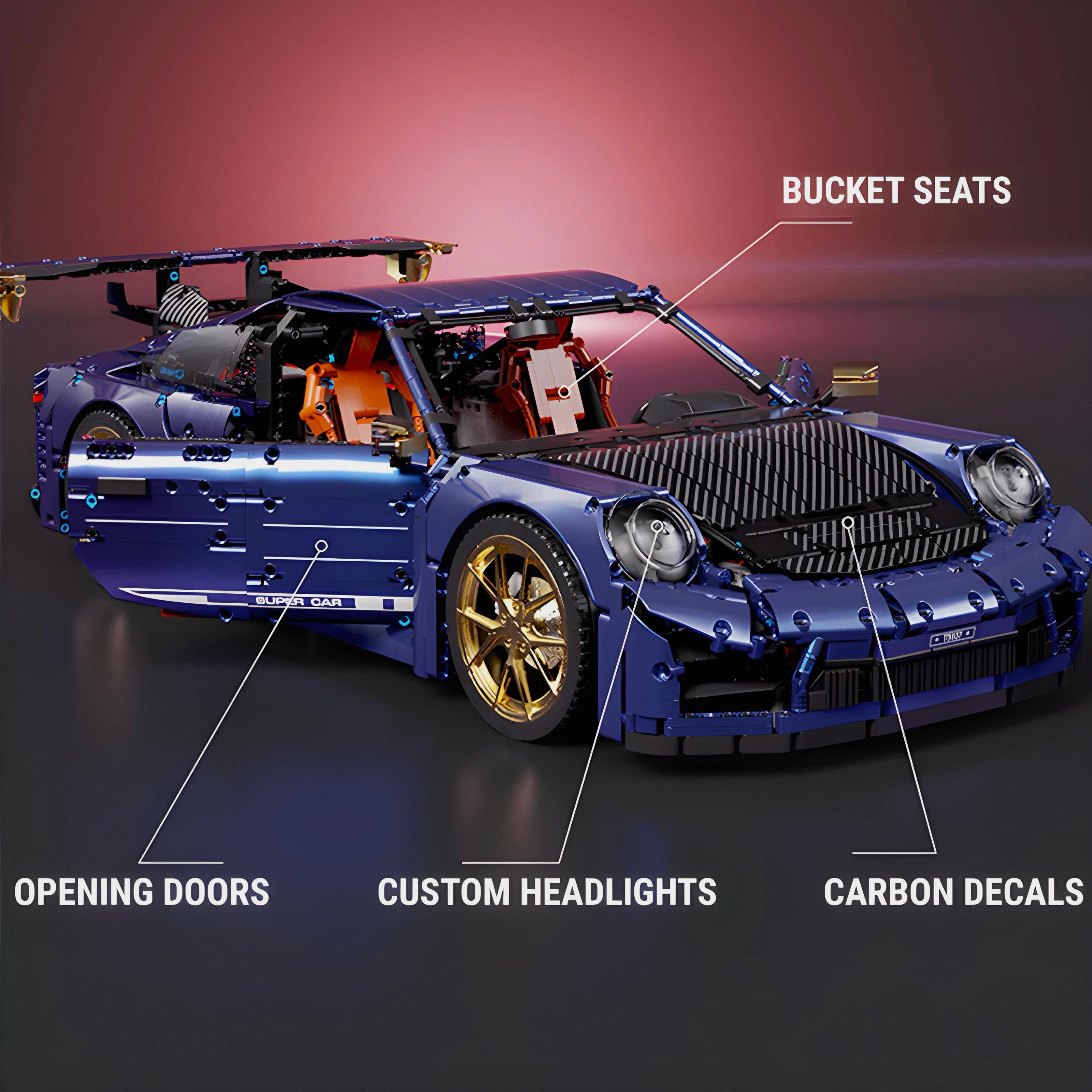 The Largest Ever Car Model | 5587pcs