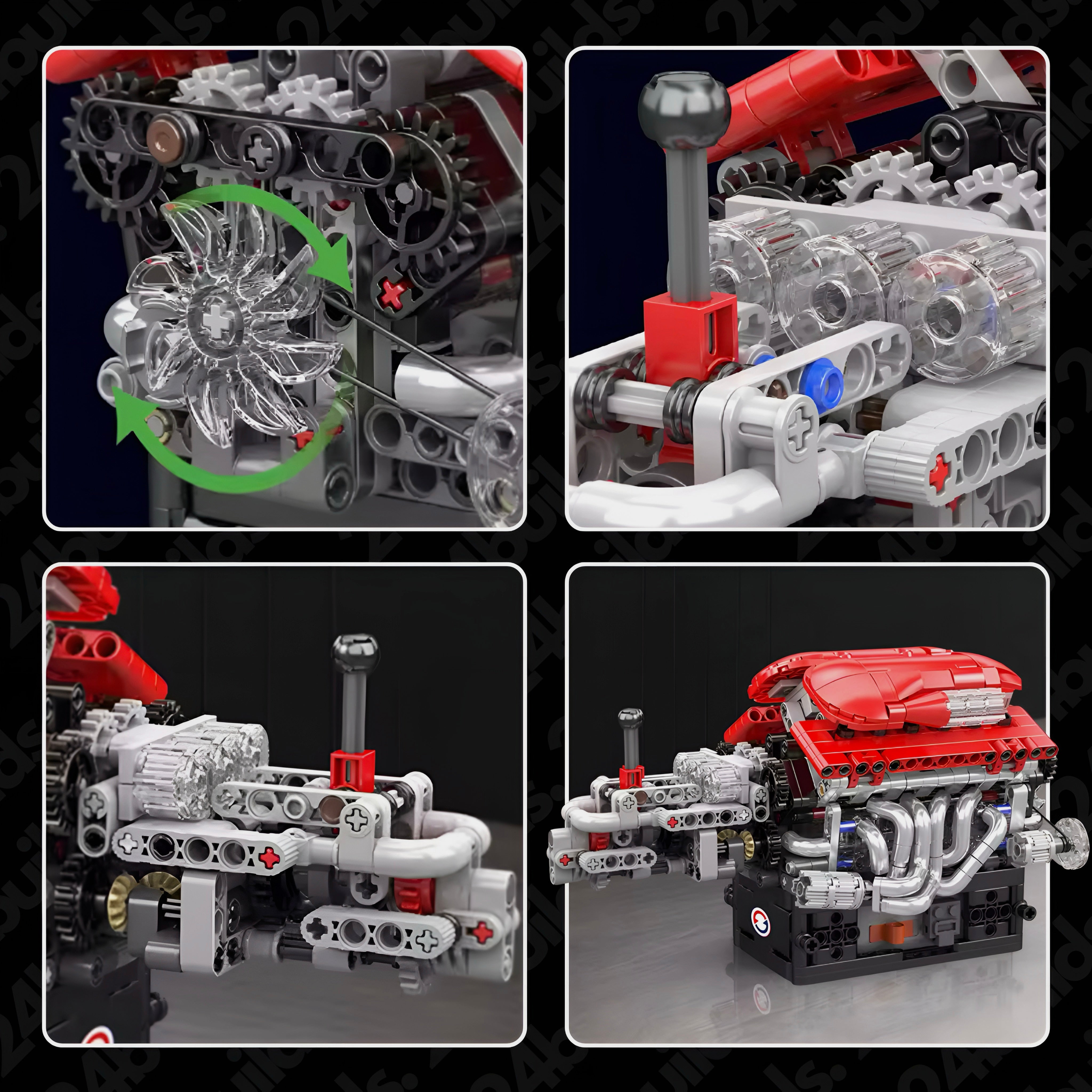 Naturally Aspirated V12 Italian Engine | 864pcs