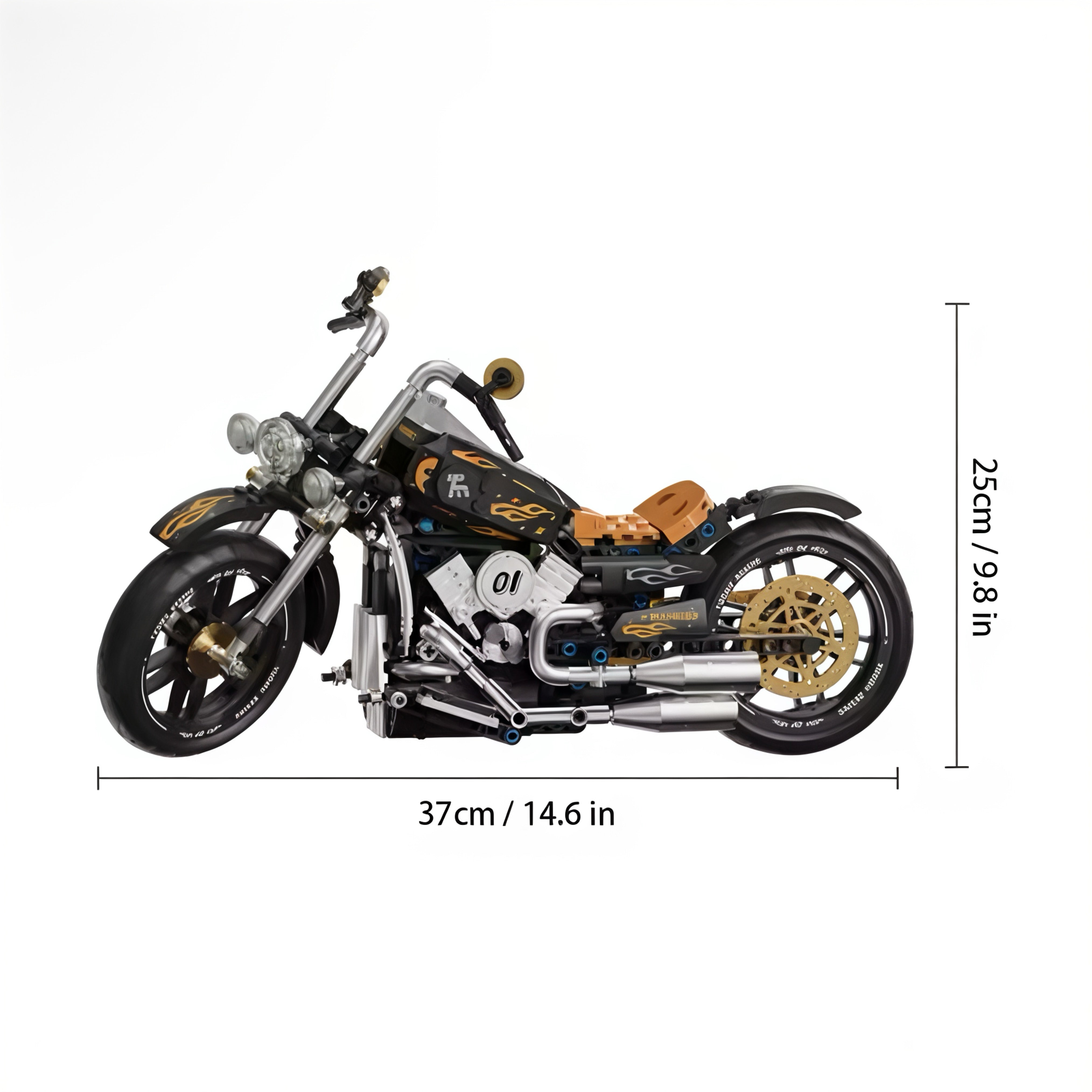 Retro Bike | 444pcs