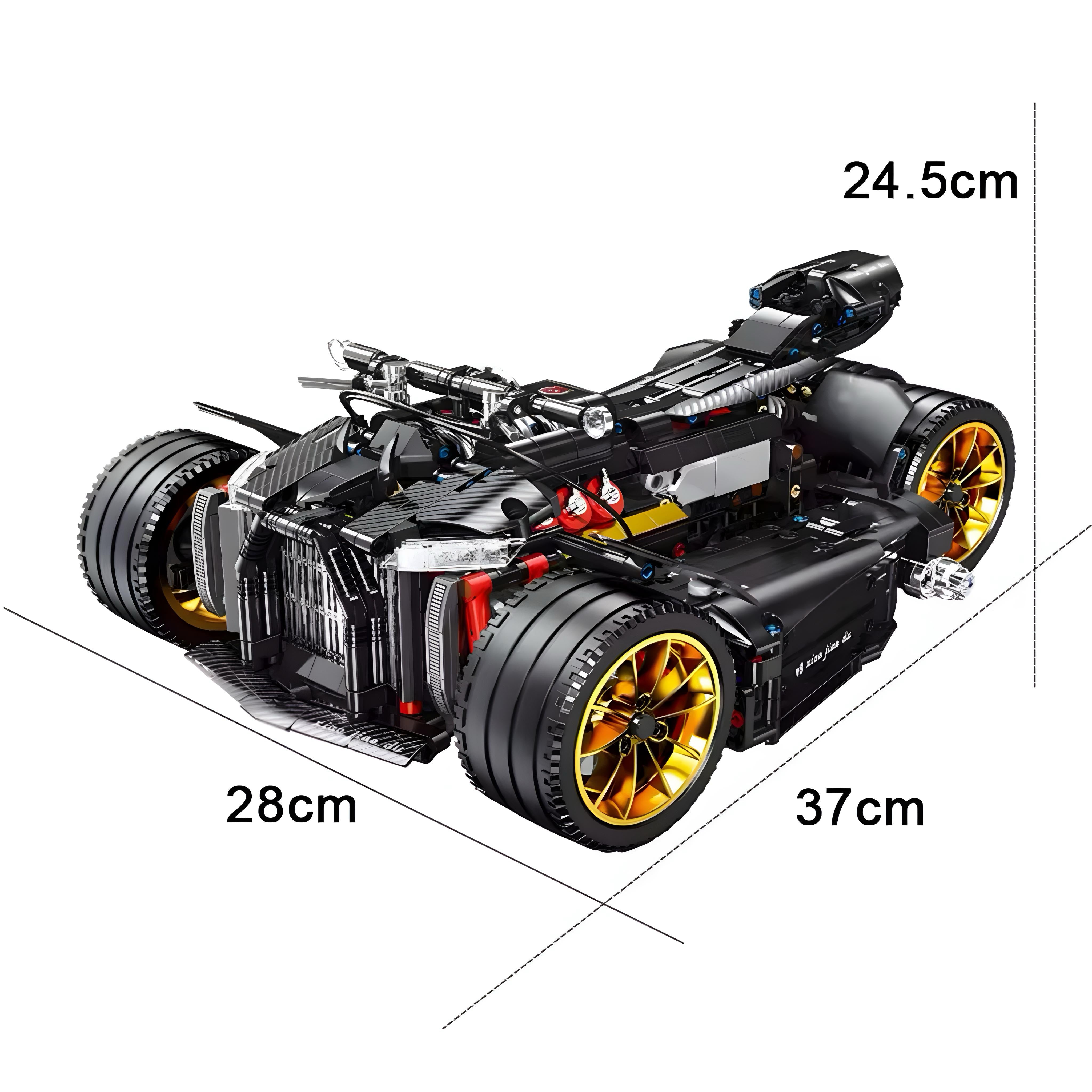 V8m Motorcycle | 2054pcs