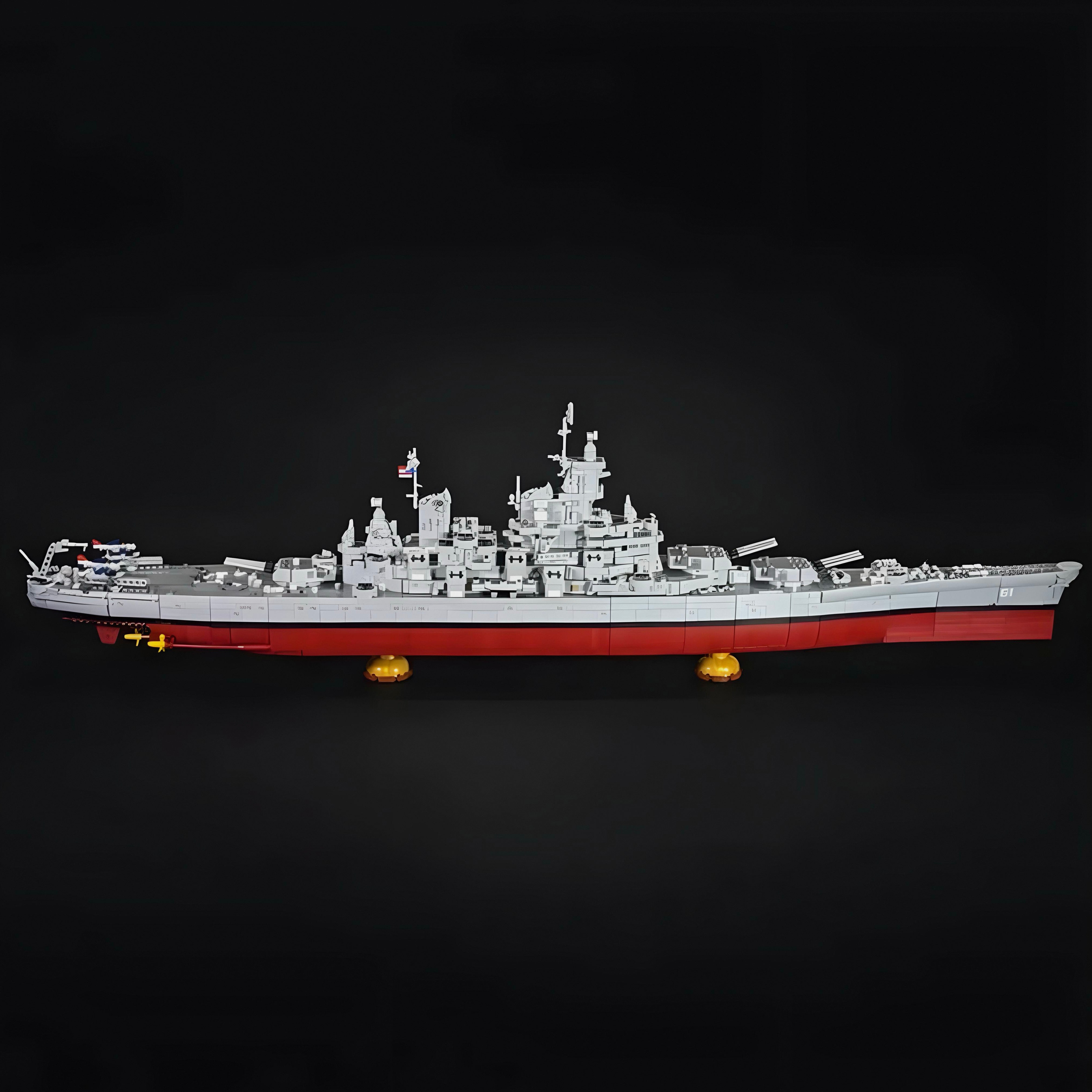 Uss Iowa BB-61 Battleship | 8042pcs