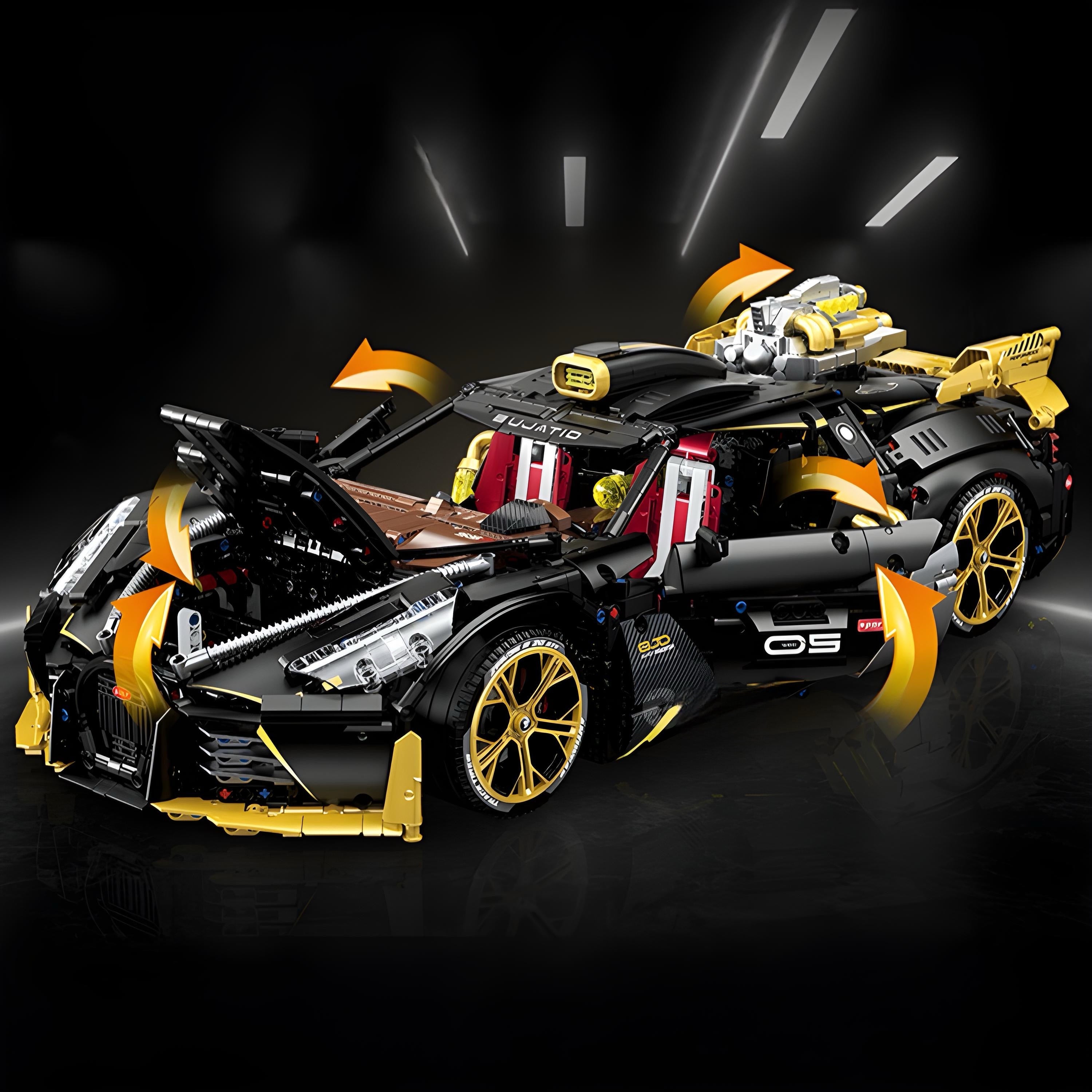 Cybertuned Hypercar | 4364pcs | Block World