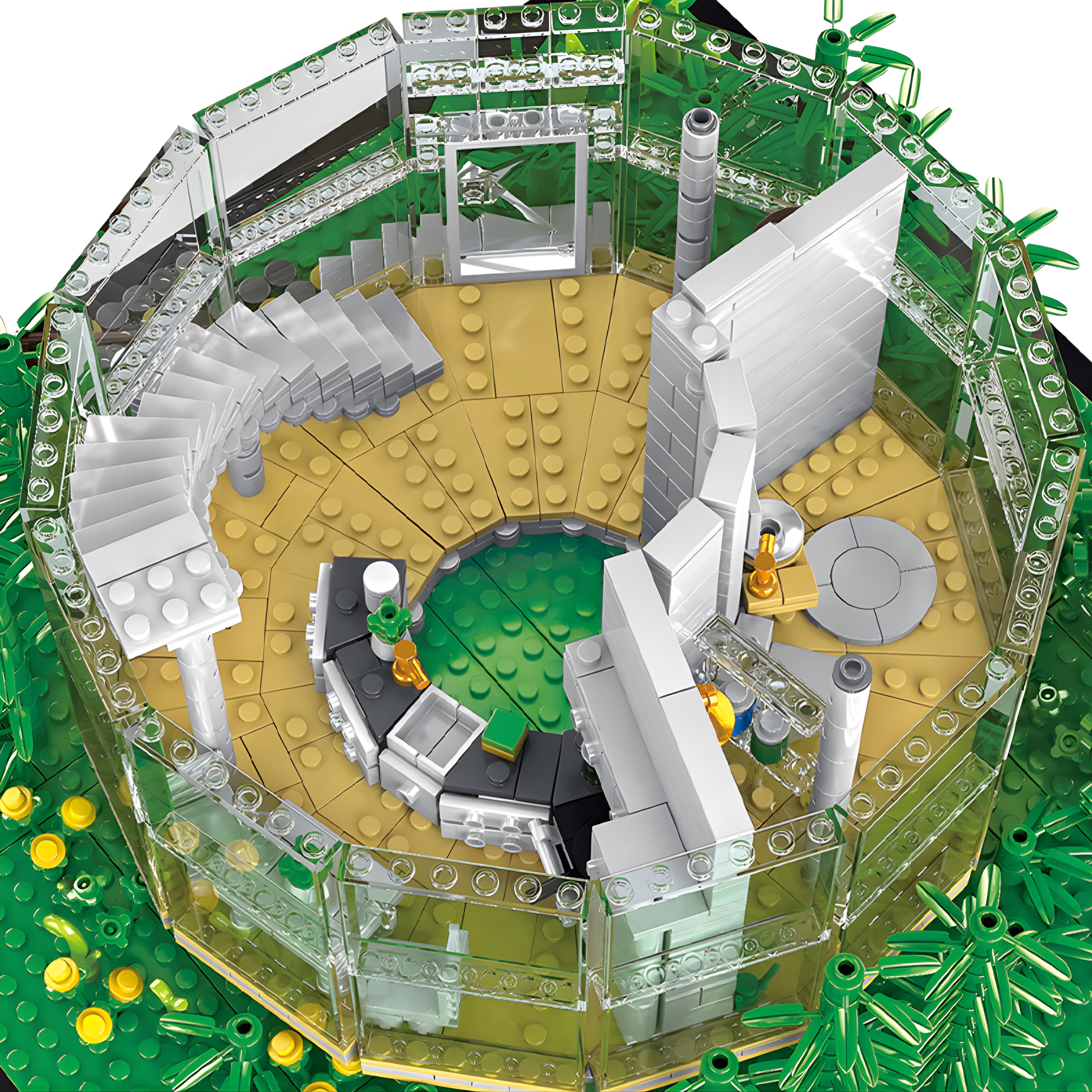 Glass Dome Tree House | 3495pcs | Block World