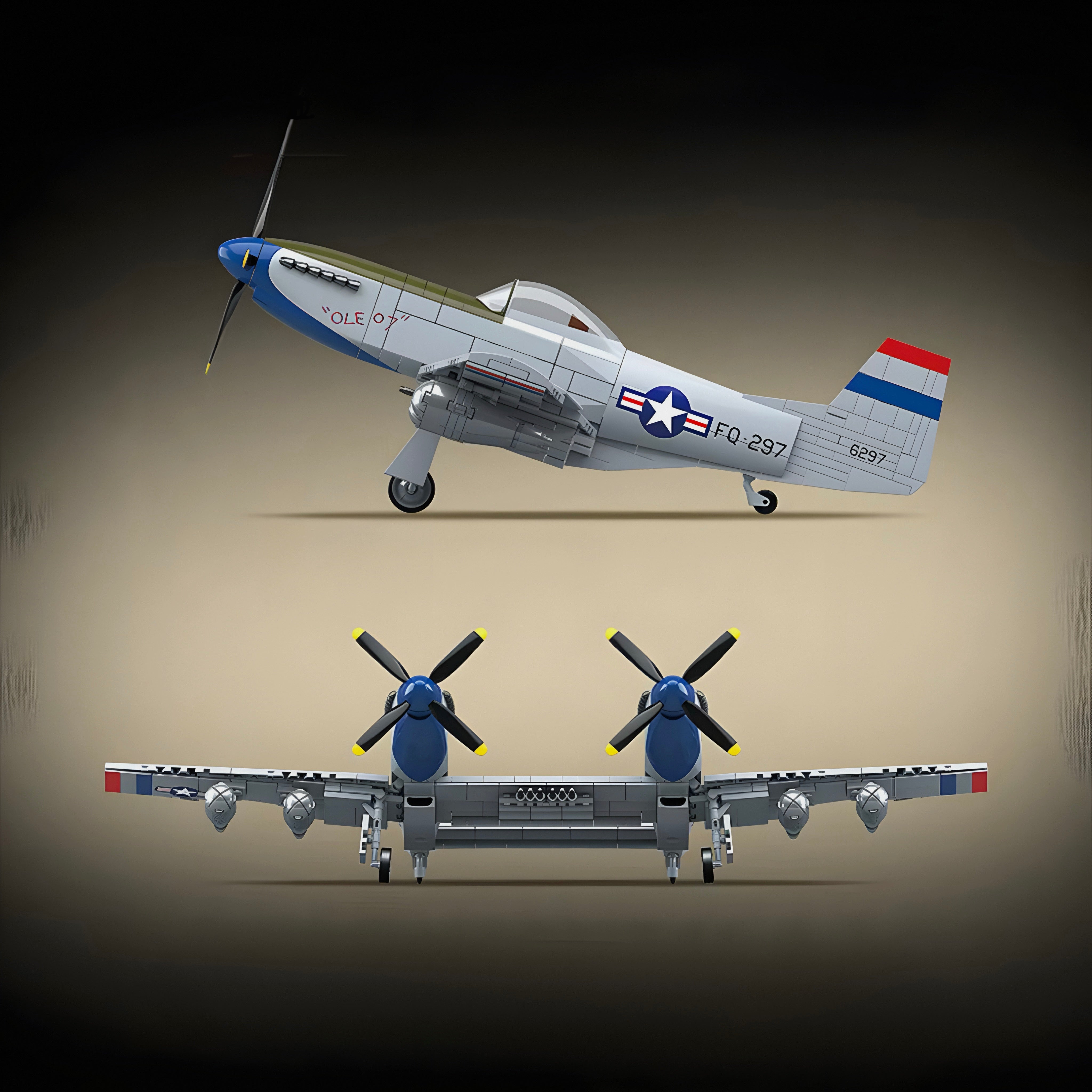 North American F-82 Twin Mustang | 1108pcs