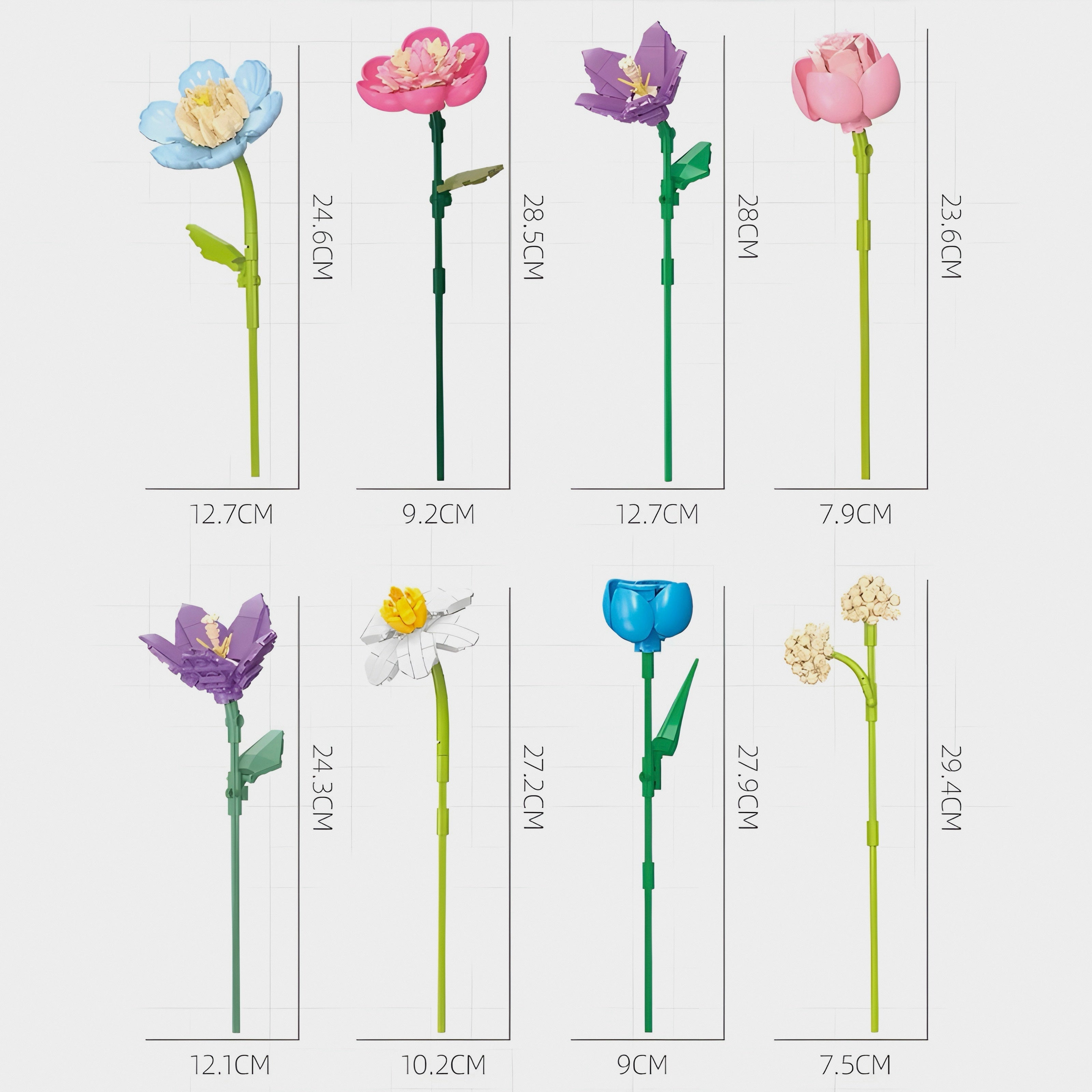 Flower Bouquet | 866pcs | Block World