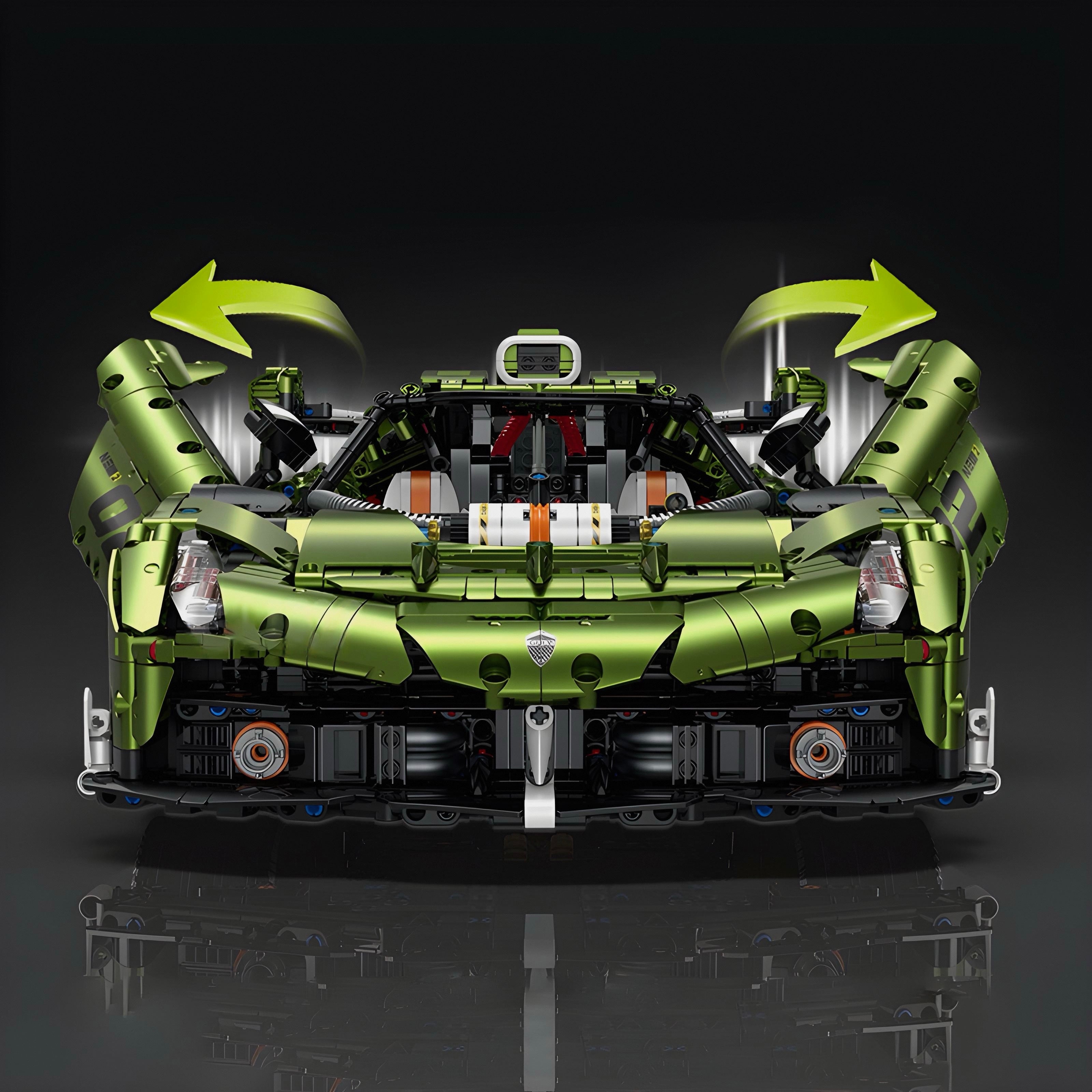 Chrome Edition Swedish Hypercar | 3840pcs | Block World