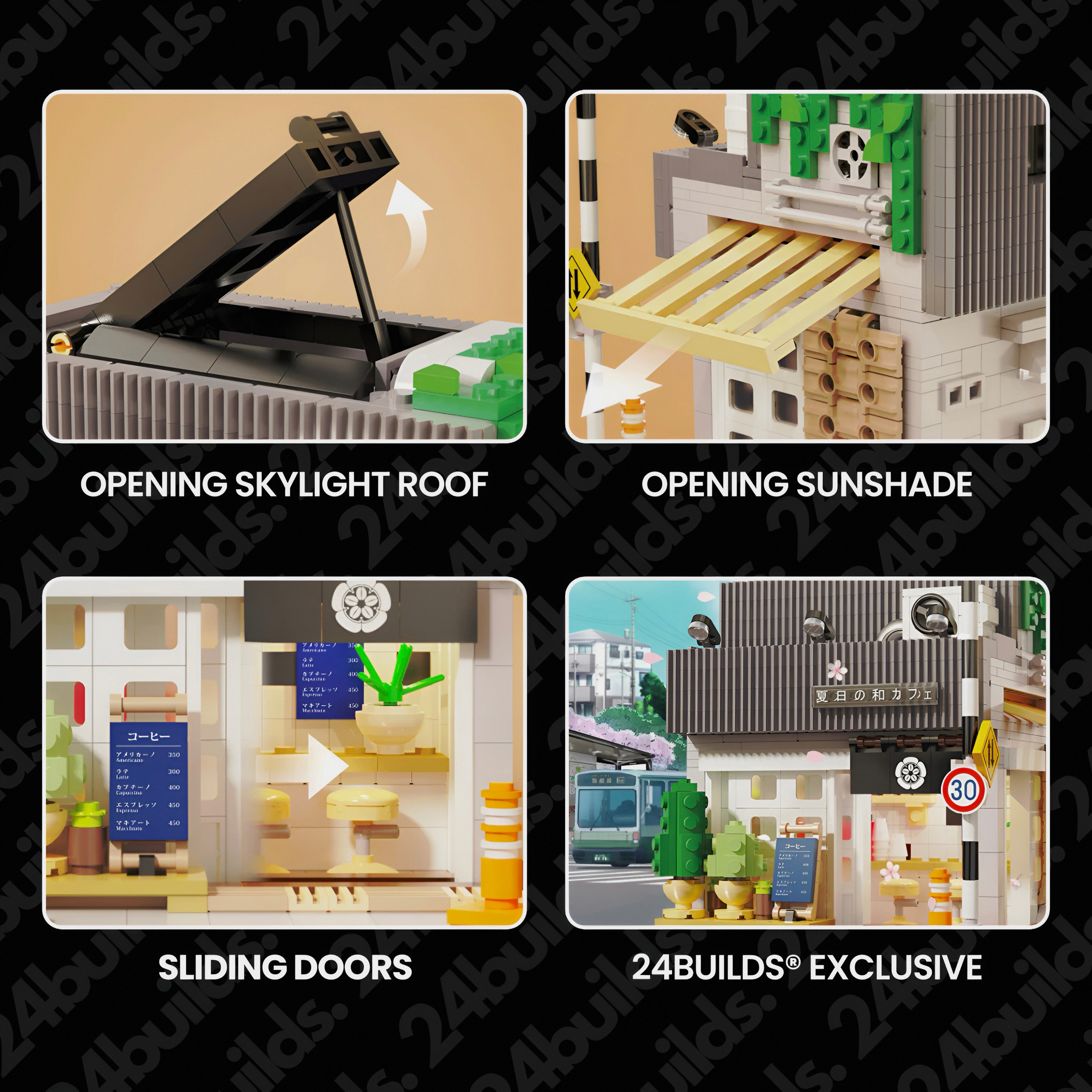 Japanese Summer Coffee House | 1118pcs | Block World