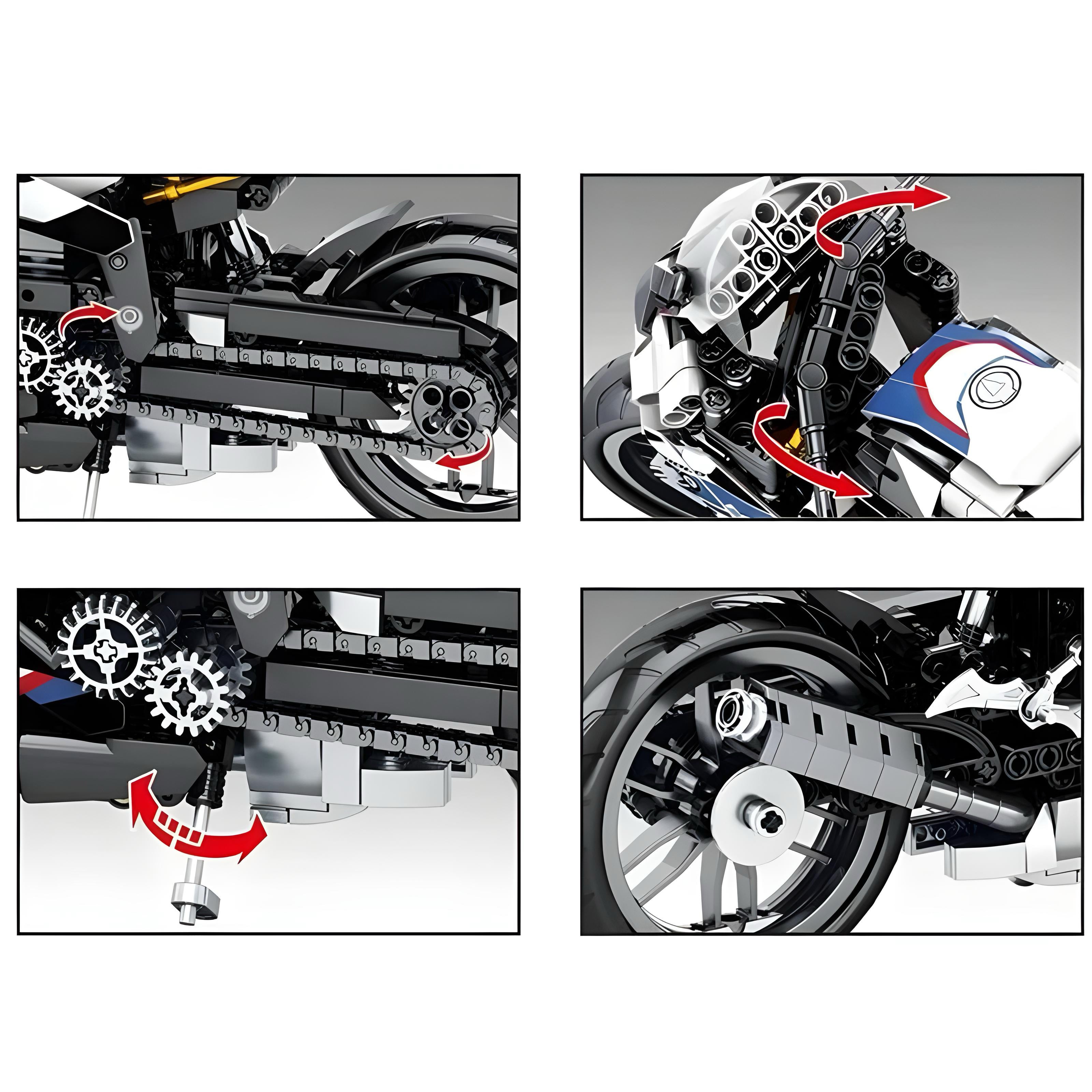 German Sports Bike | 814pcs | Block World