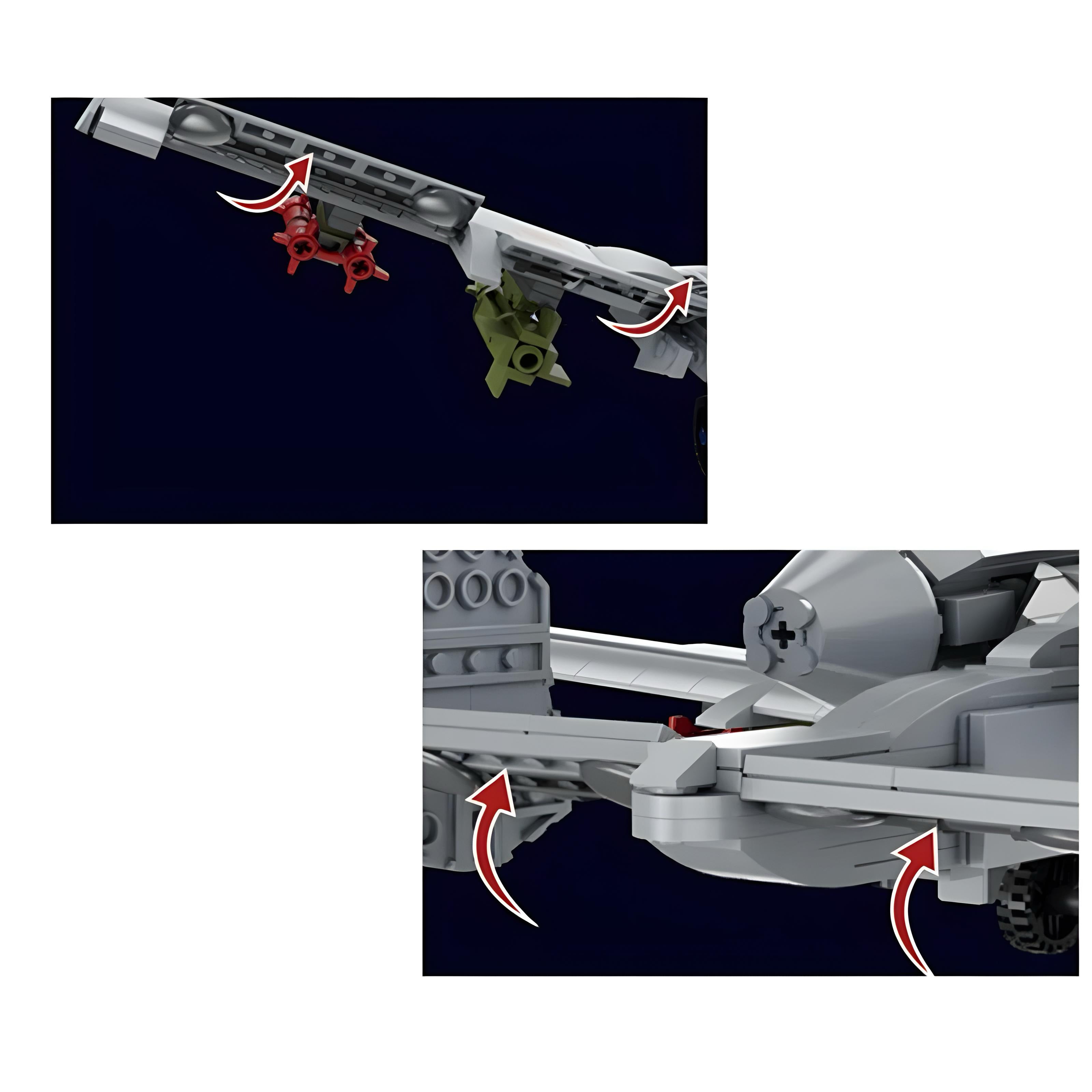 A-10 Ground Attack Aircraft | 1049pcs | Block World