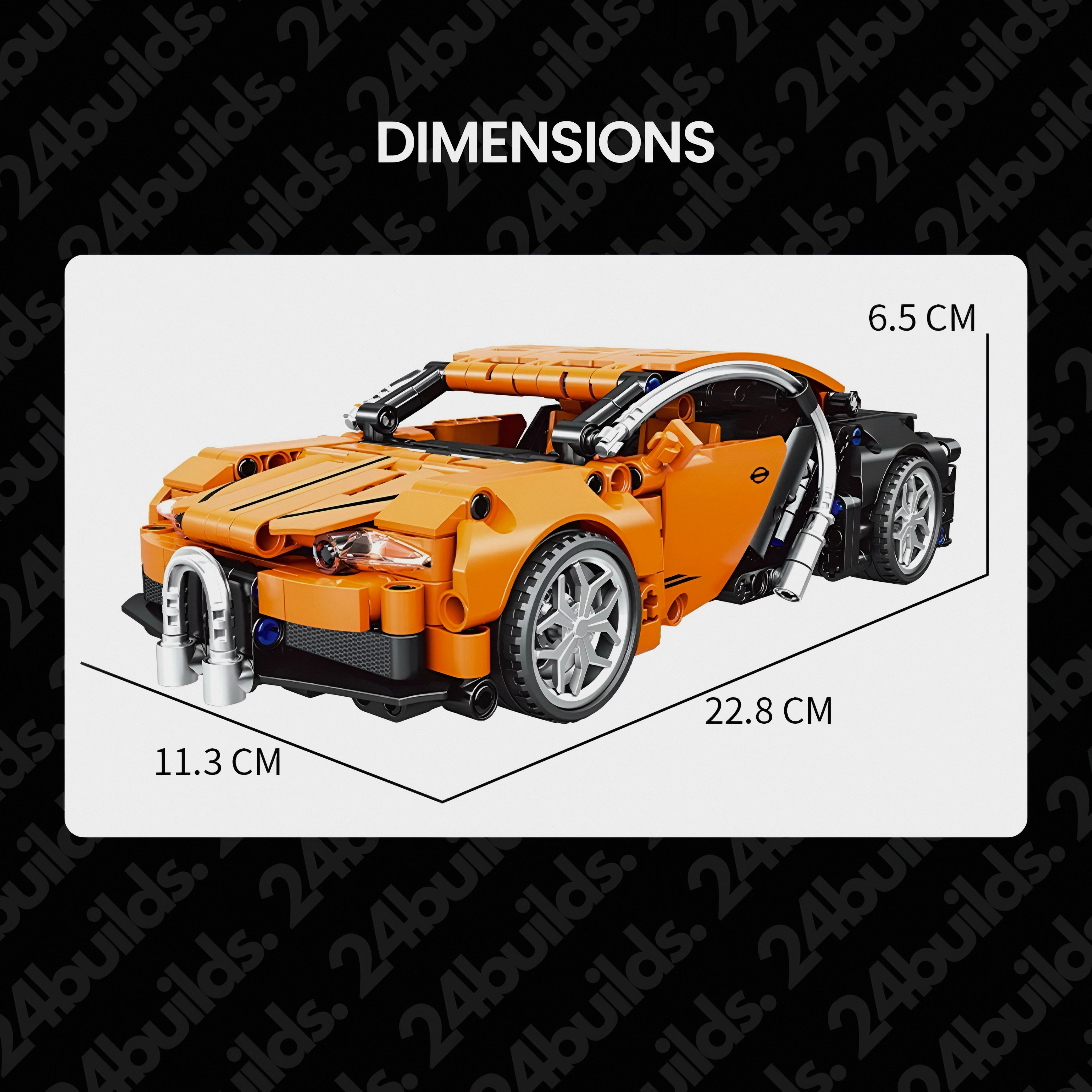 French Hypercar | 388pcs | Block World