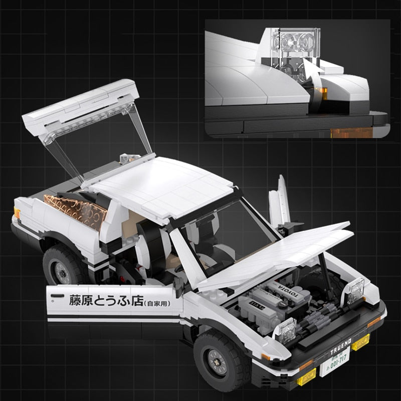 Initial D Toyota AE86 | 1324pcs | Block World