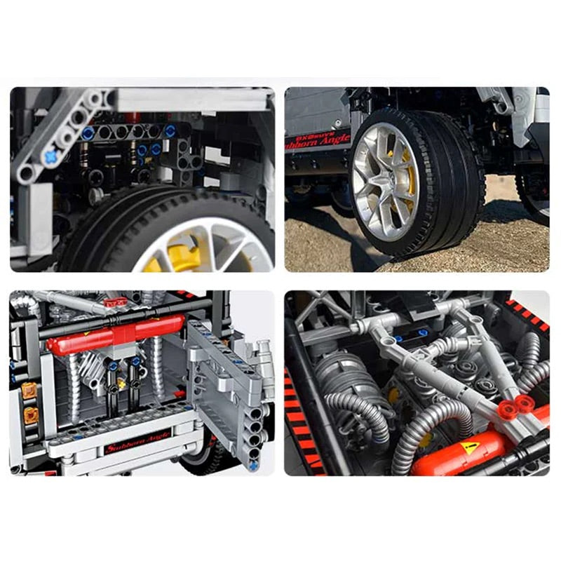 6x6 British Off Roader | 3082pcs | Block World